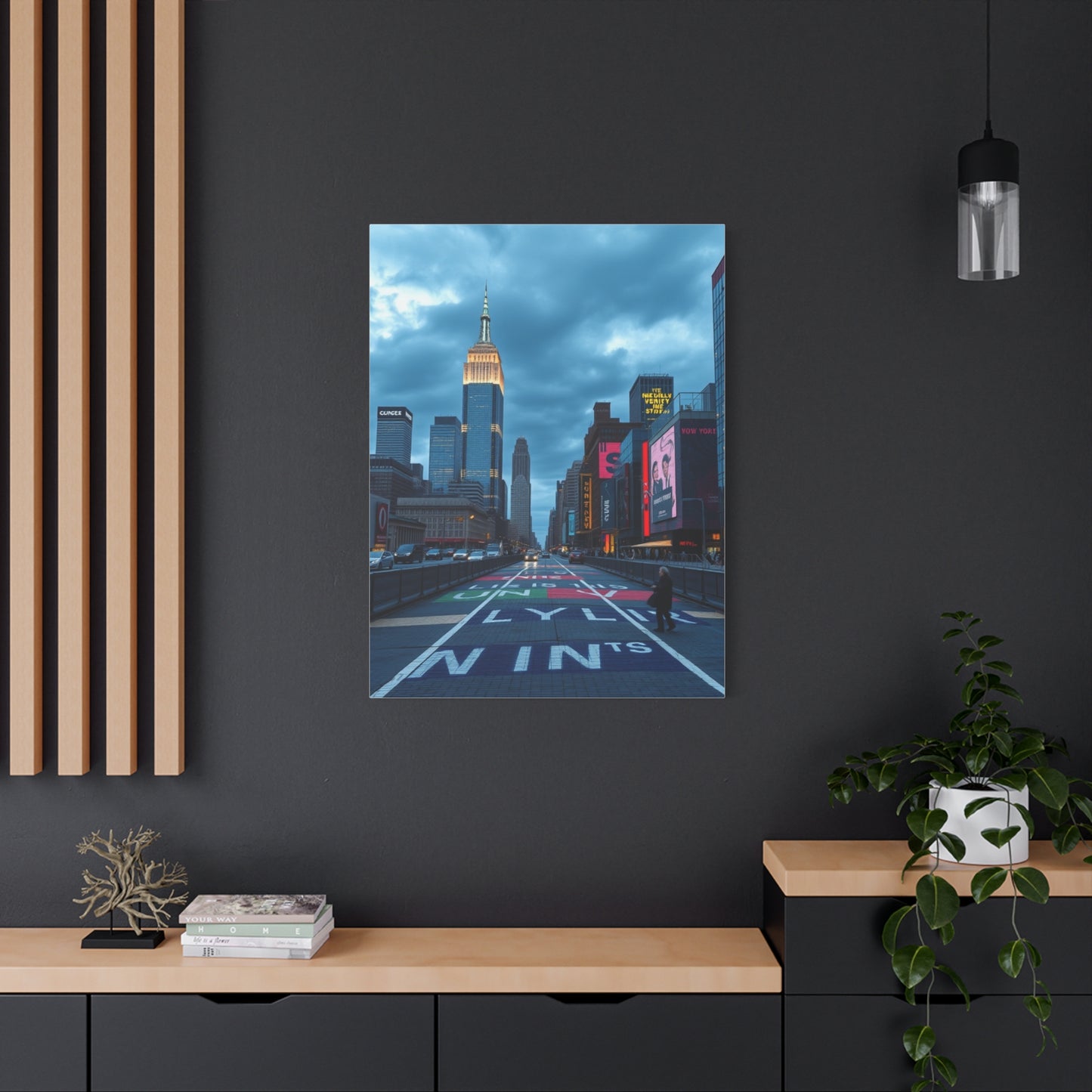 Manhattan Twilight Panorama Wall Art & Canvas Print