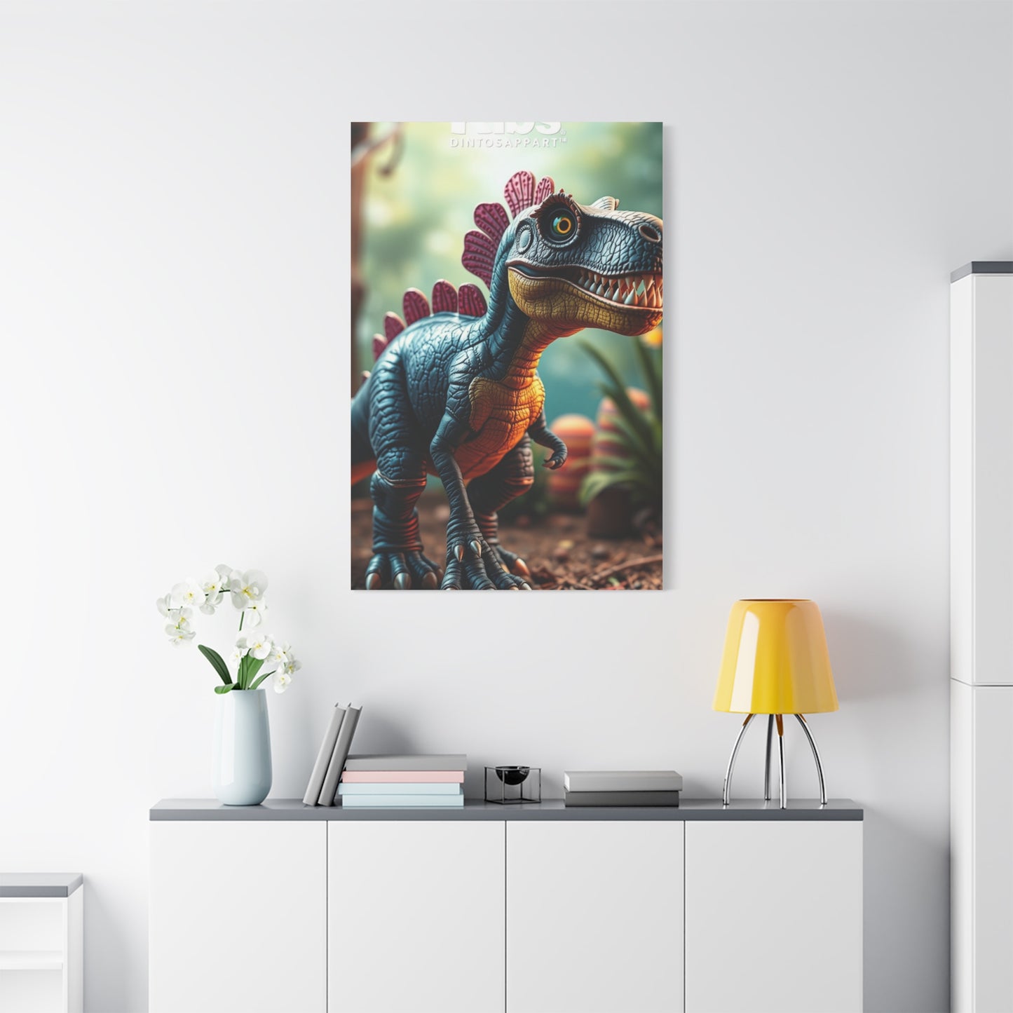Kid’s Dinosaur Art Canvas Art 4 Wall Art & Canvas Print