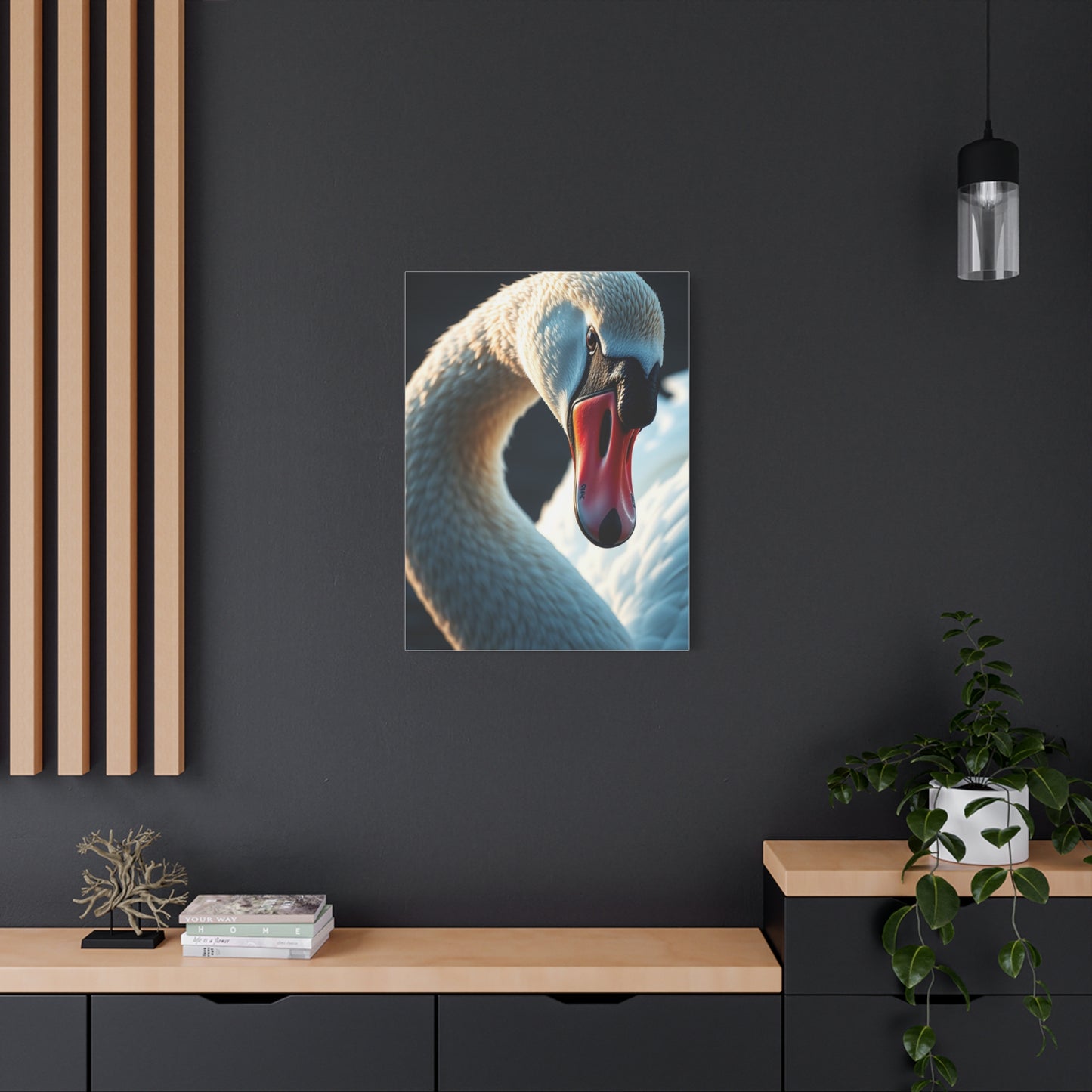 Swan Art Canvas Art 3 Wall Art & Canvas Print