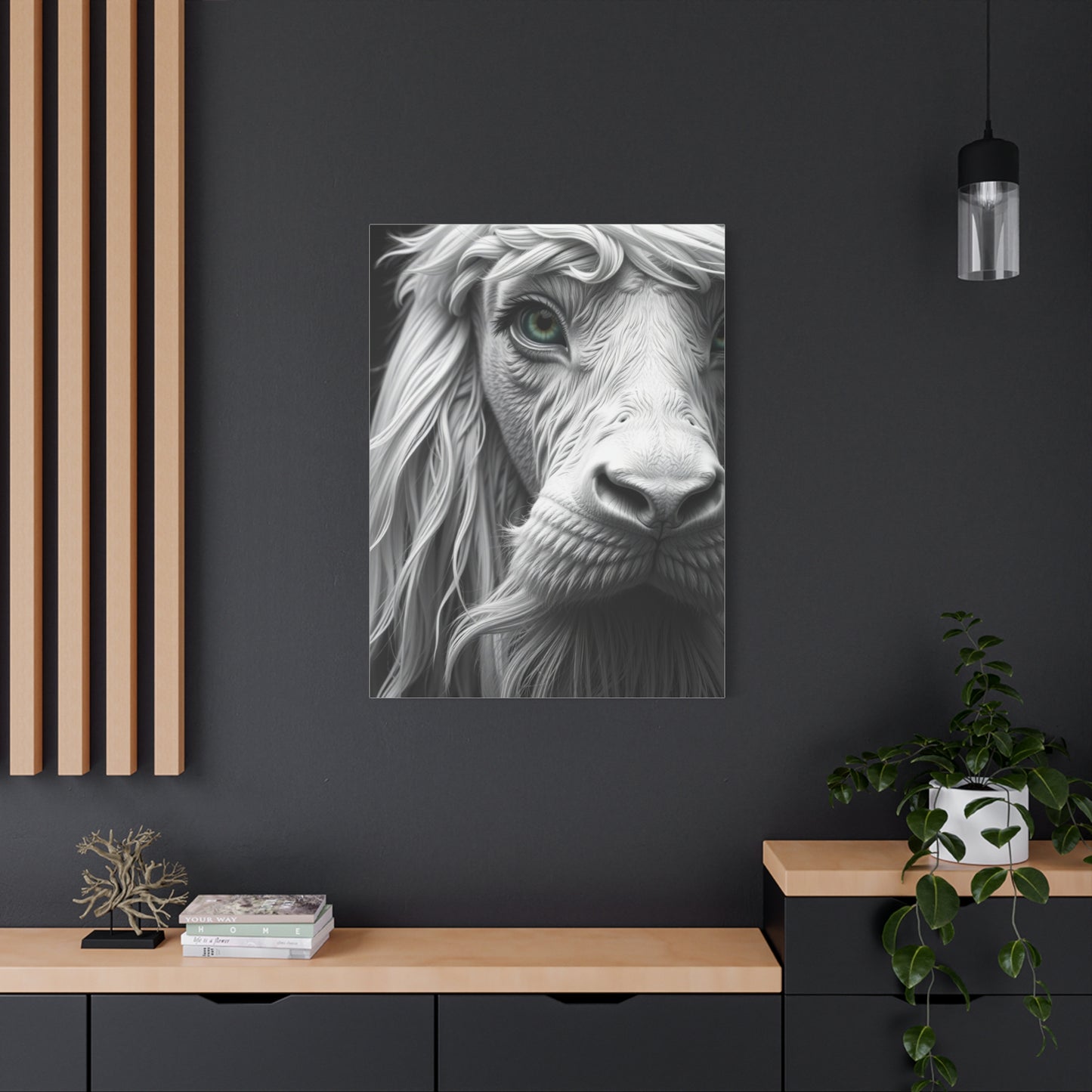 Gray & White Art Canvas Art 4 Wall Art & Canvas Print