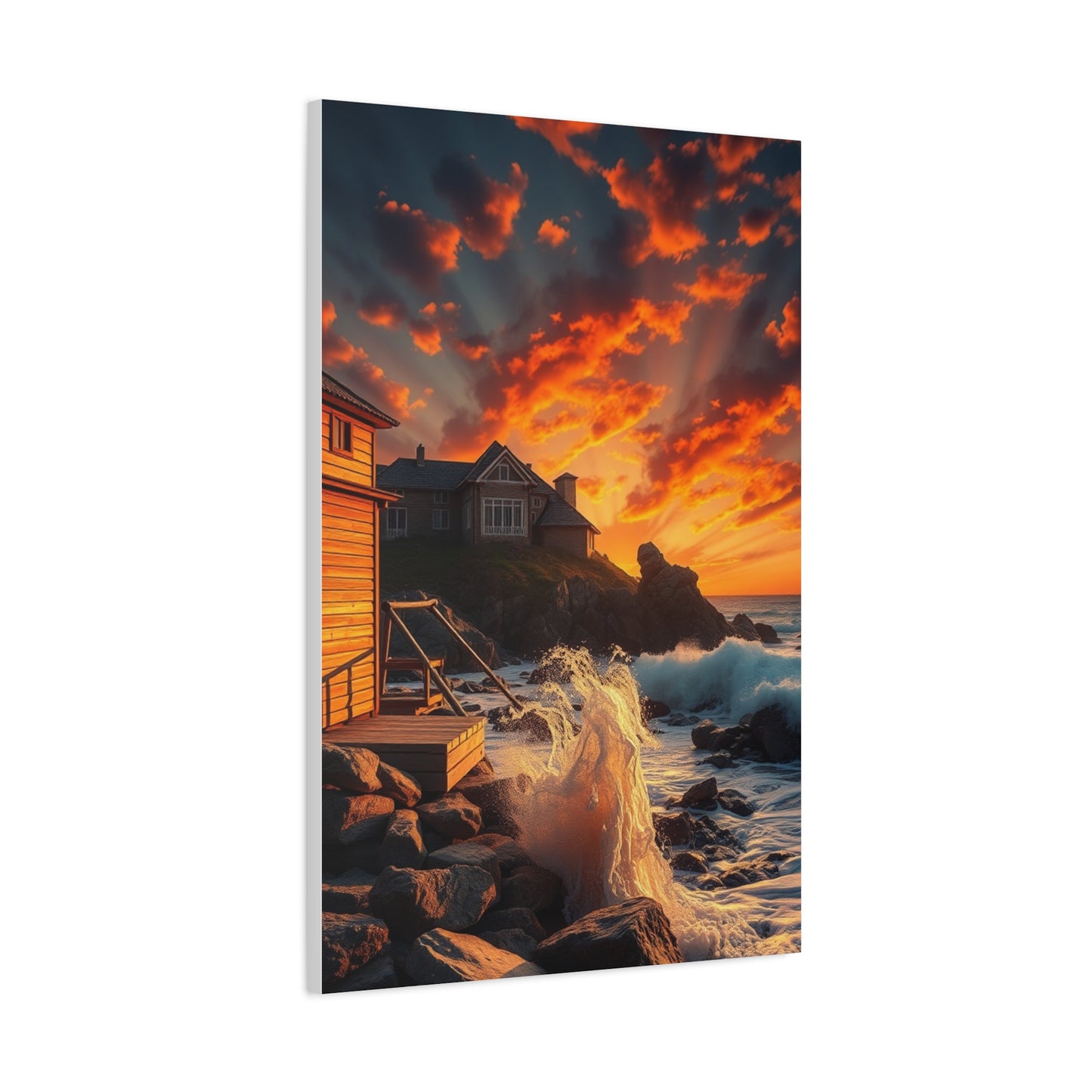 Tidal Tranquility Creation Wall Art & Canvas Print