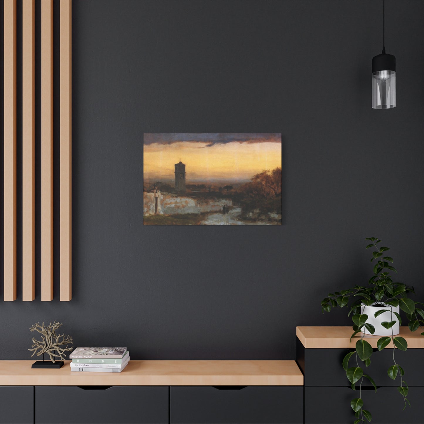 Monastery At Albano George Inness Wall Art & Canvas Prints