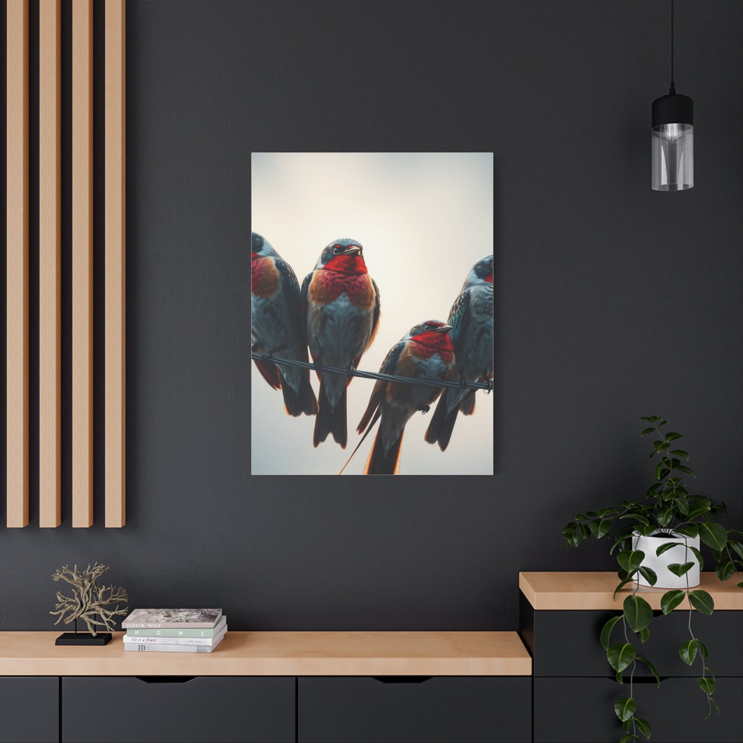 Supreme Birds On a Wire Art Collection Wall Art & Canvas Print