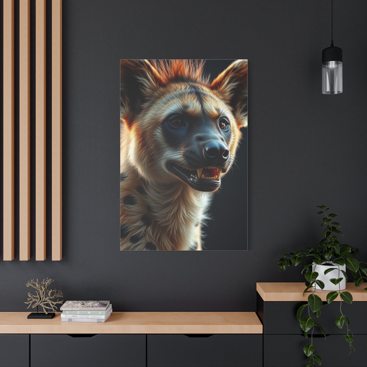 Masterpiece Hyenas Art Vision Wall Art & Canvas Print