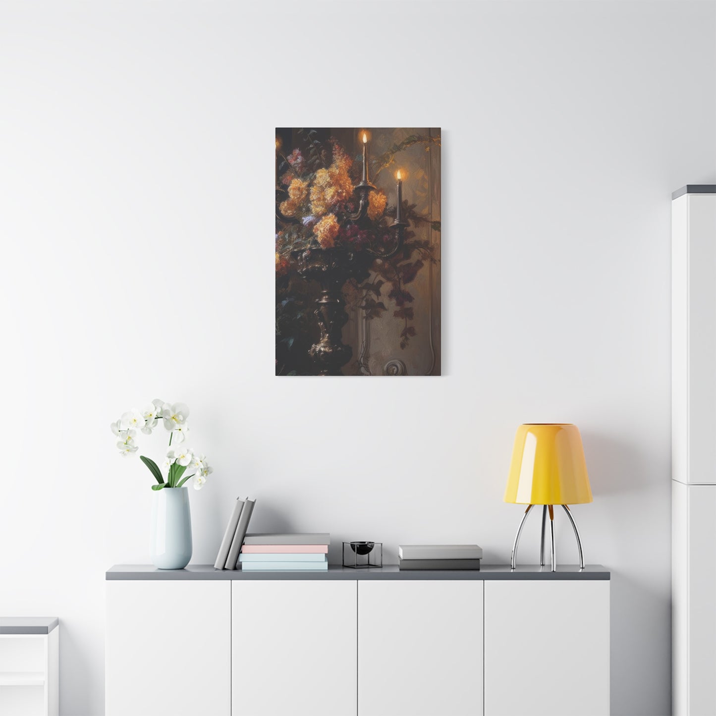 Candleabra Dark Wall Art & Canvas Prints