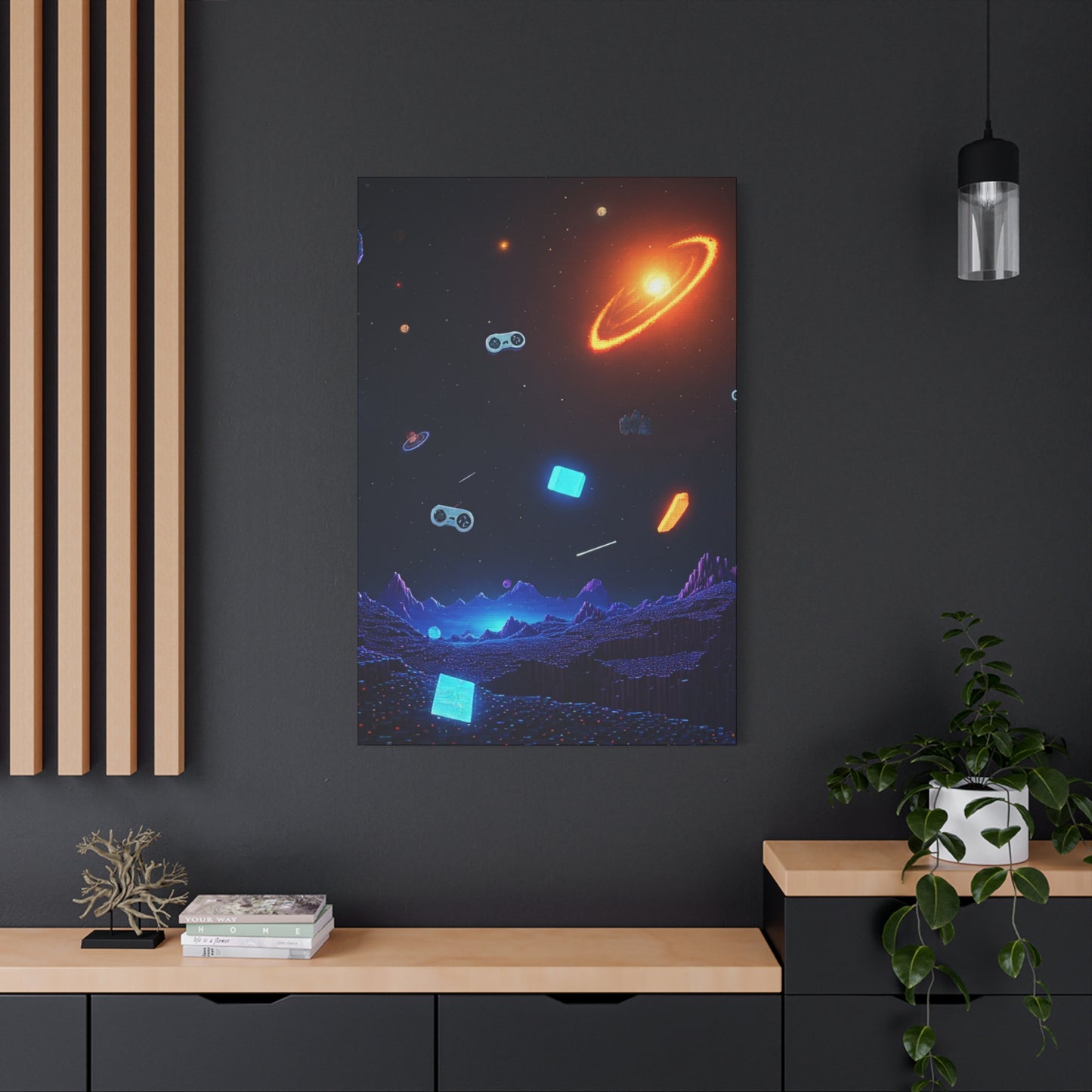 Cosmic Gaming Universe Wall Art & Canvas Prints