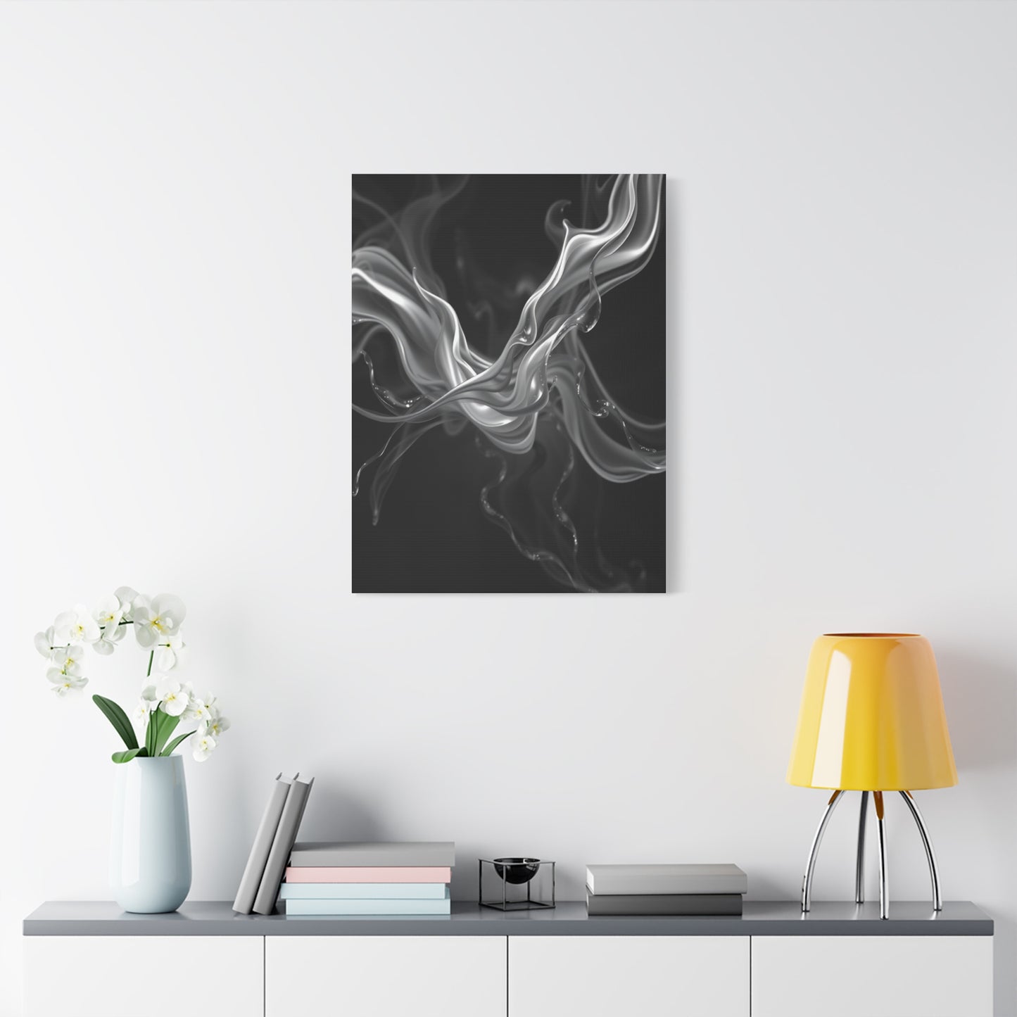 Gray & White Art Canvas Art 9 Wall Art & Canvas Print