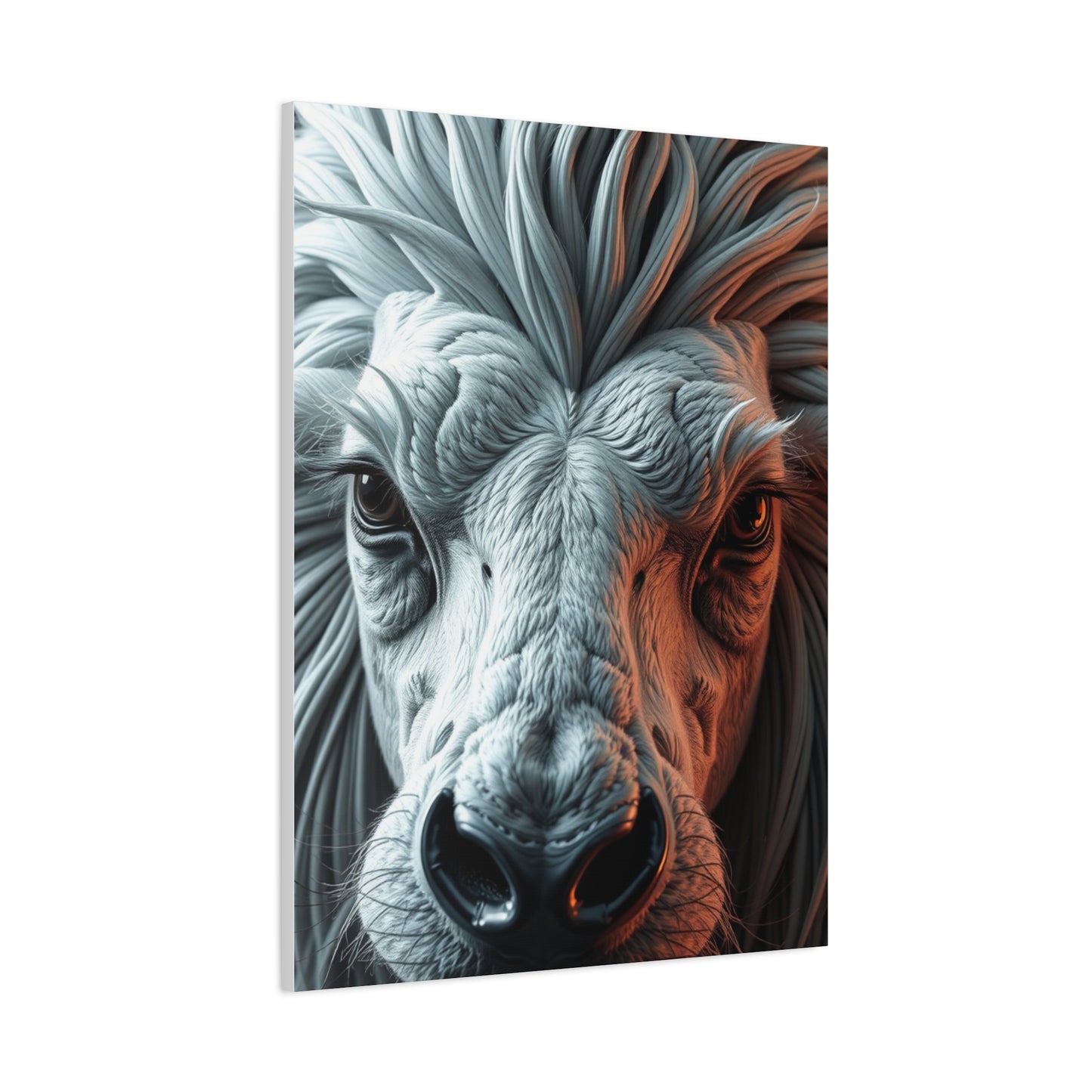 Gray & White Art Canvas Art 2 Wall Art & Canvas Print