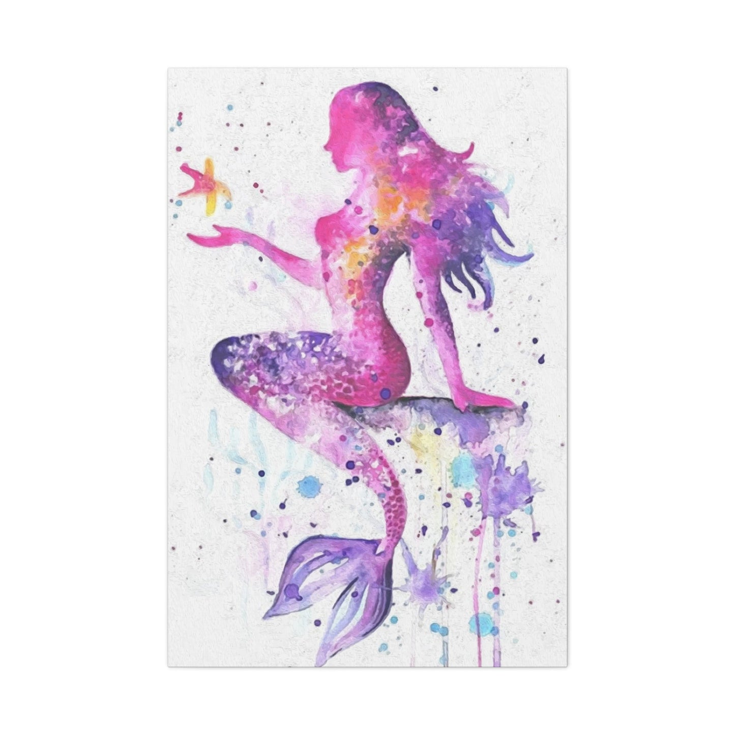 Colorful Mermaid Wall Art & Canvas Prints
