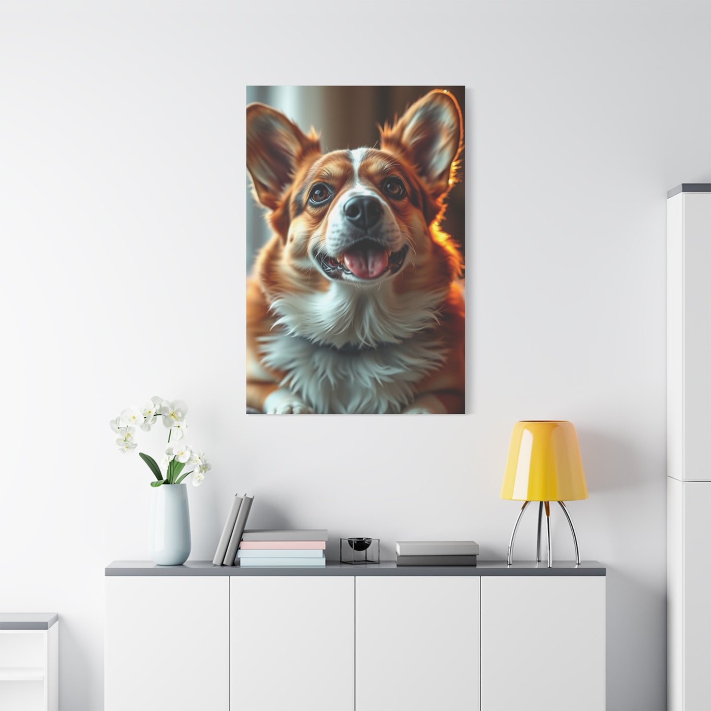 Corgi Dog Art Canvas Art 4 Wall Art & Canvas Print