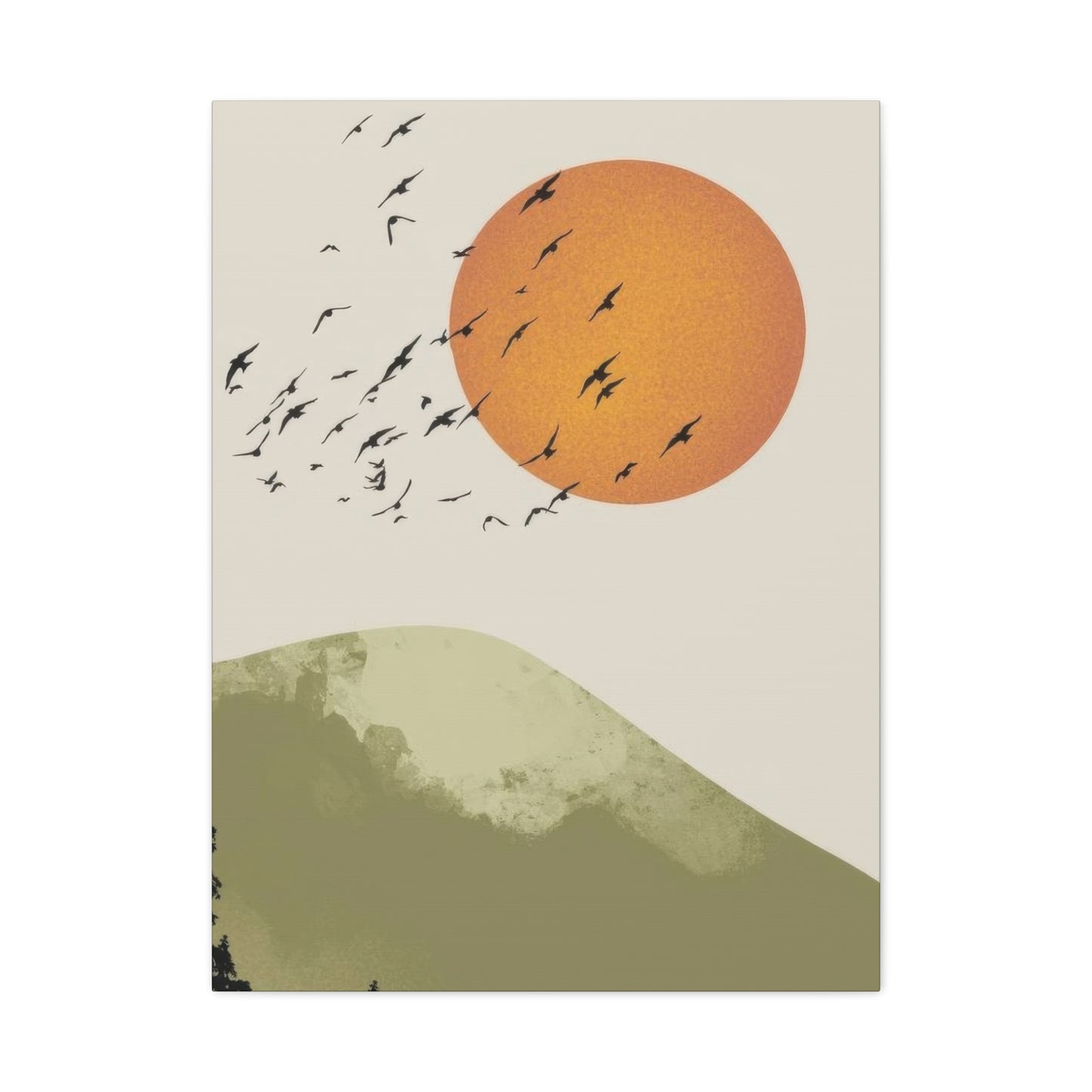 Birds Fly By Earthy Wall Art & Canvas Prints