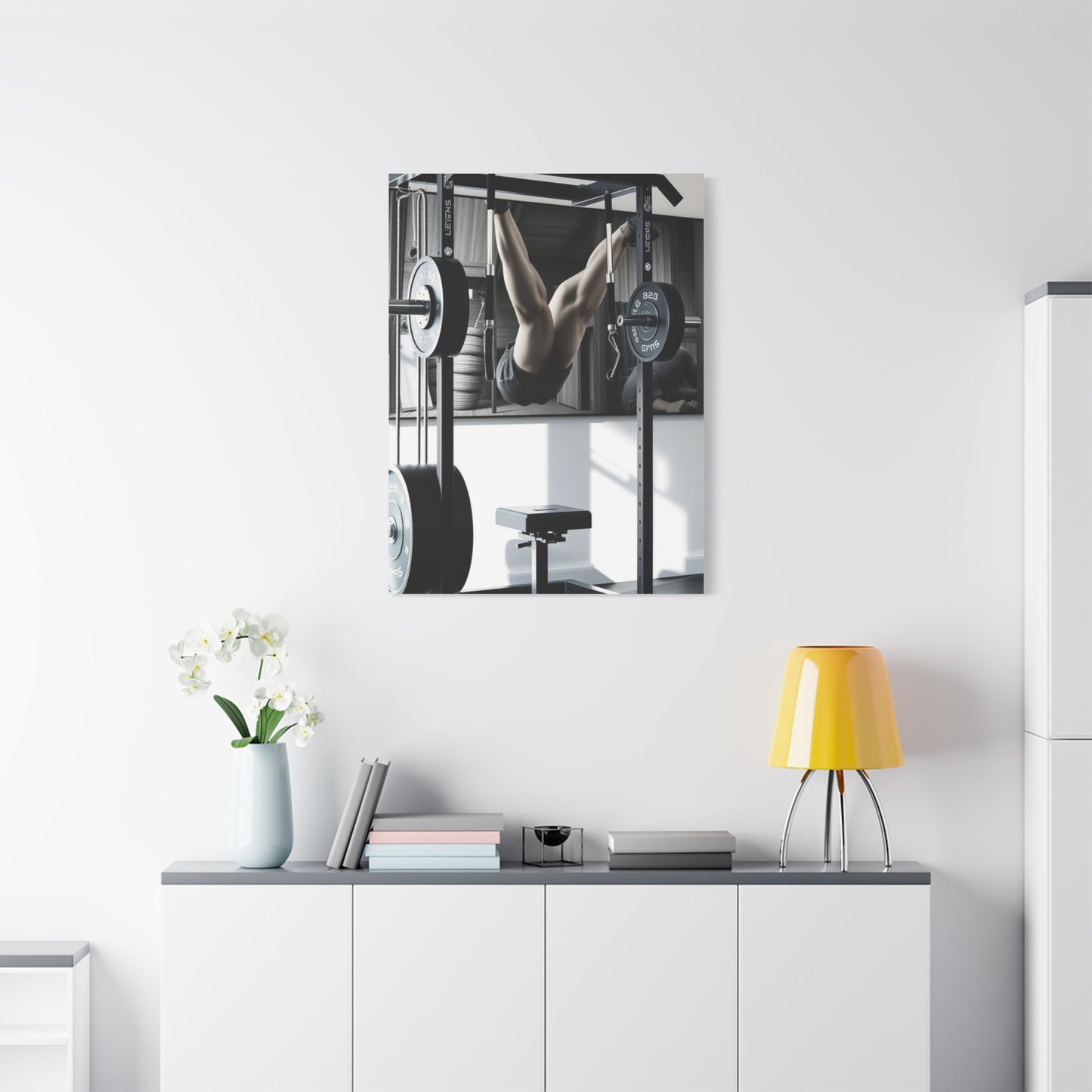 Sophisticated Workout Artistry Wall Art & Canvas Print