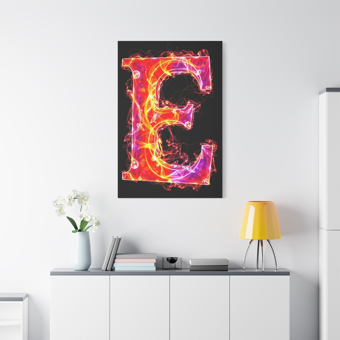The Letter E - Art Canvas Art 2 Wall Art & Canvas Print