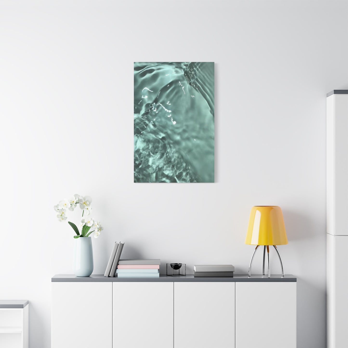 Green Cool Water Layers Wall Art & Canvas Prints