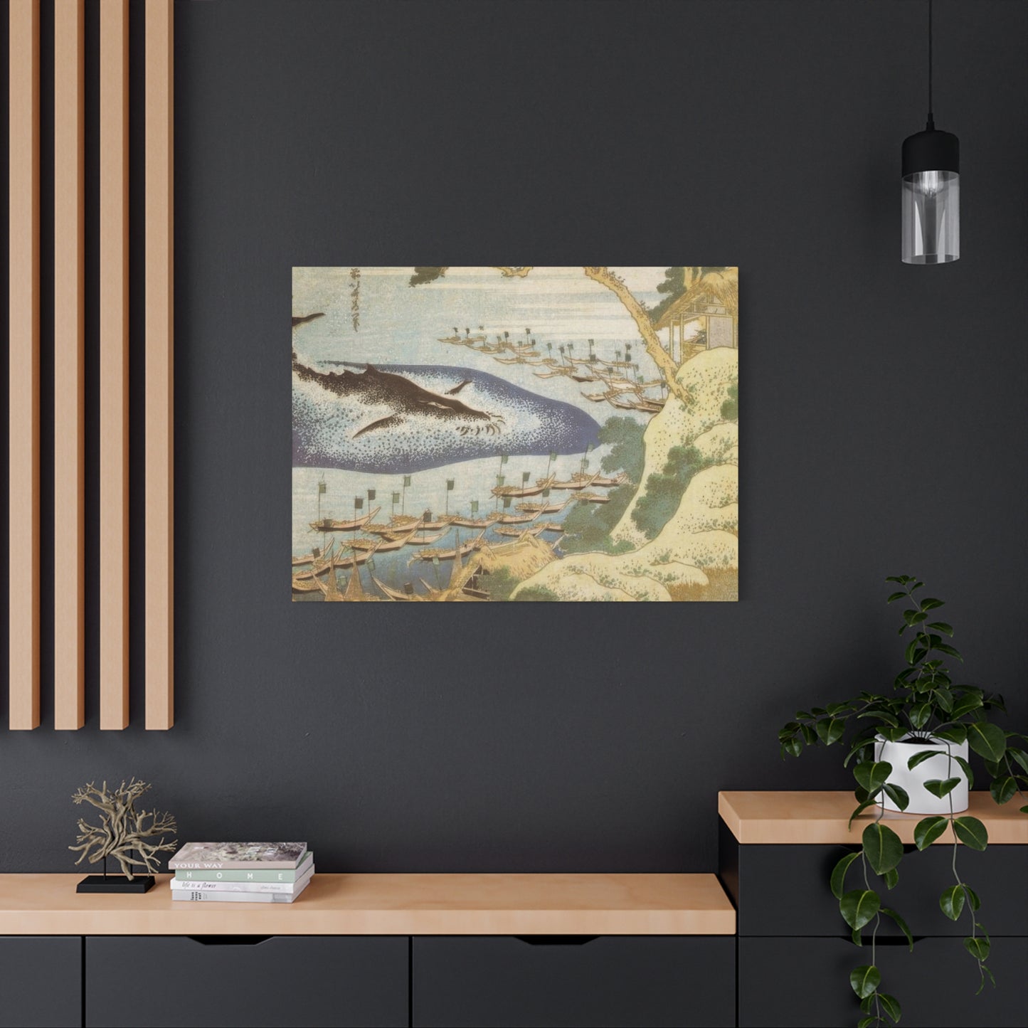 Katsushika Hokusai Whalling Off The Goto Islands Wall Art & Canvas Prints
