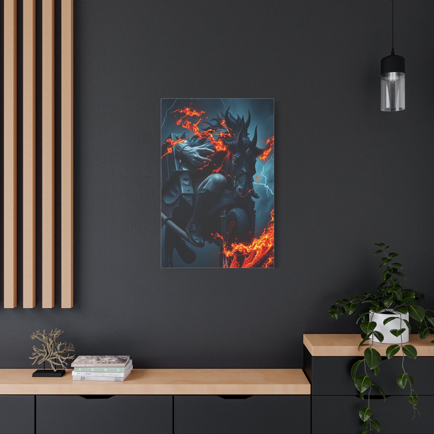 Sable Serenity Painting Wall Art & Canvas Print