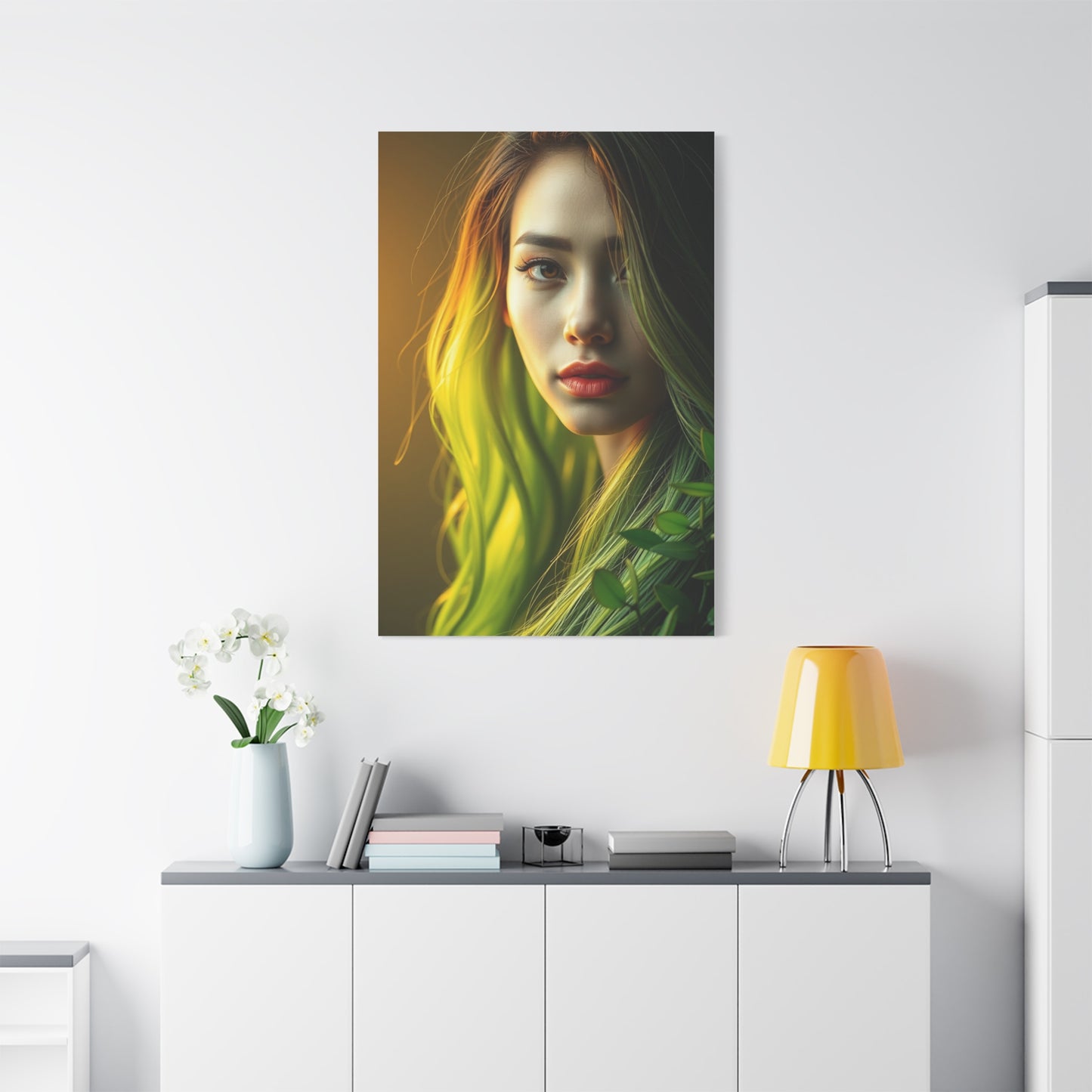 Olive Harmony Canvas Wall Art & Canvas Print