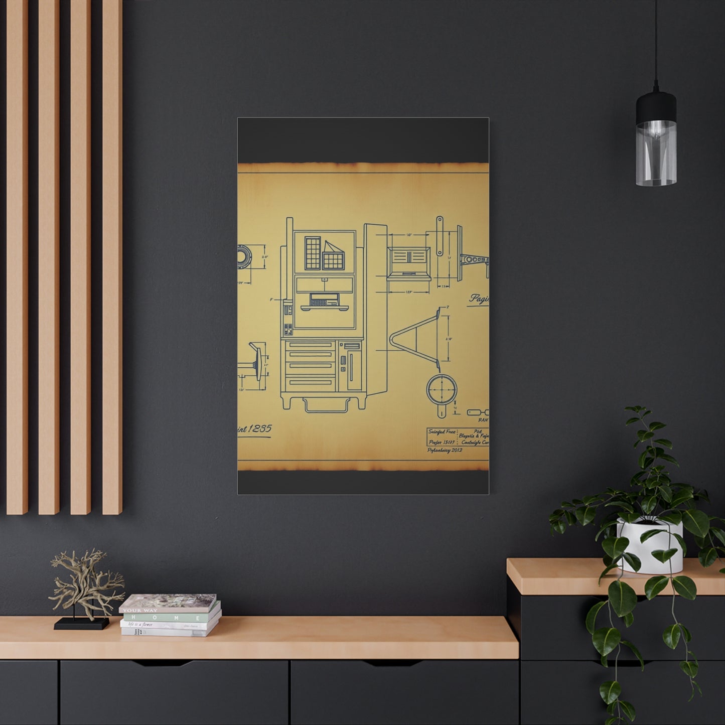 Elite Blueprint & Patent Sketches Art Vision Wall Art & Canvas Print