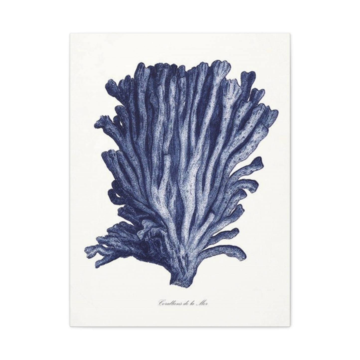 Blue Shell Stem Painting Wall Art & Canvas Prints