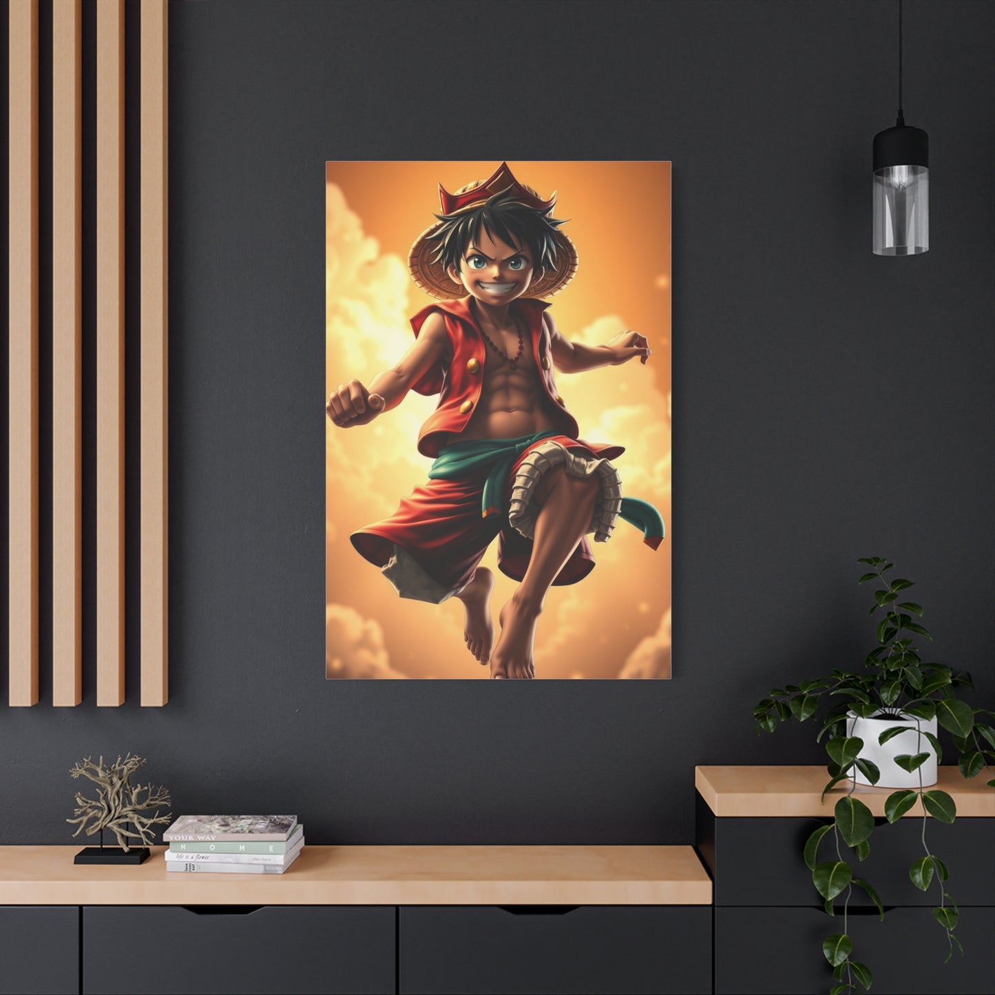 Monkey D. Luffy Art Canvas Art 1 Wall Art & Canvas Print