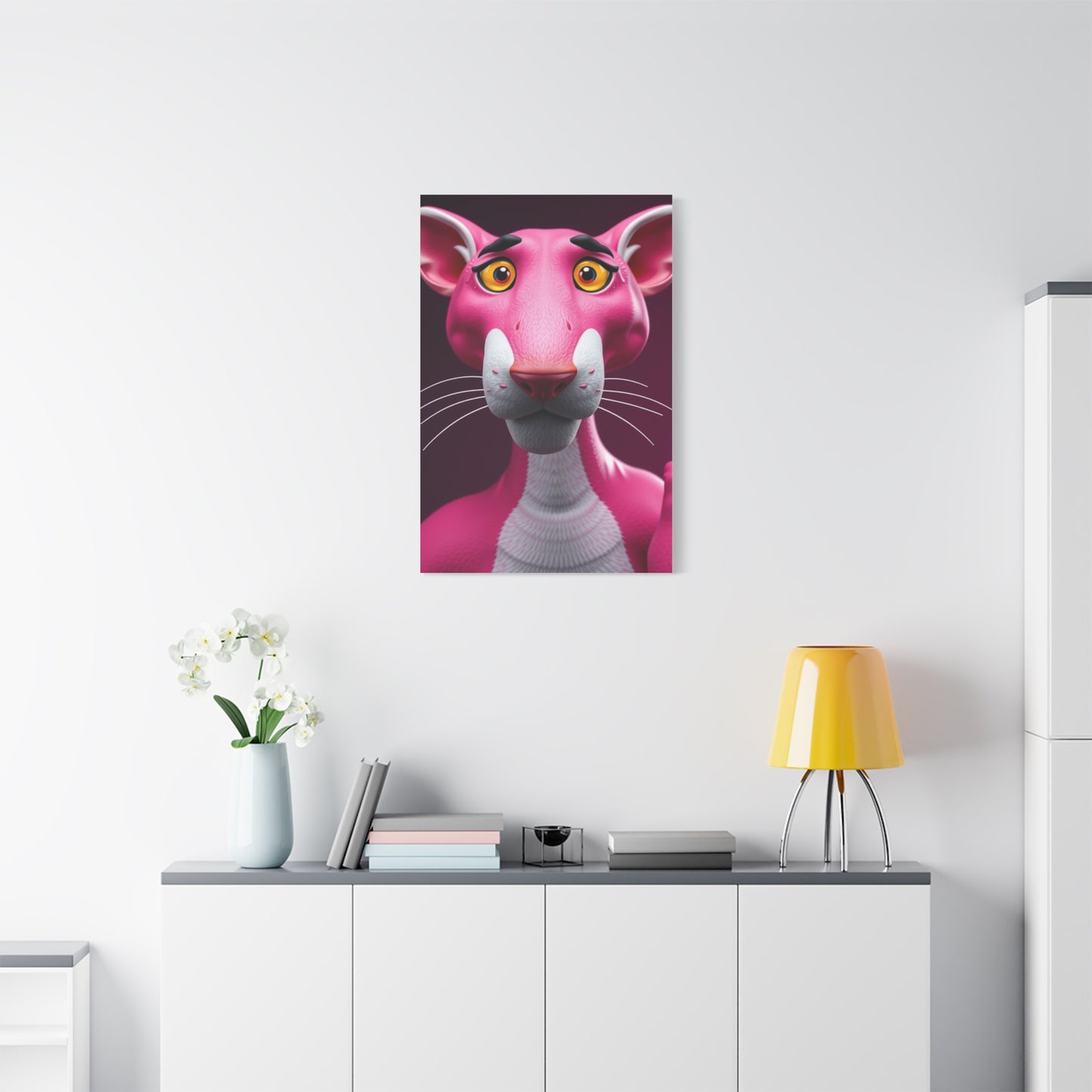 Pink Panther Art Premium Canvas 18 Wall Art & Canvas Print