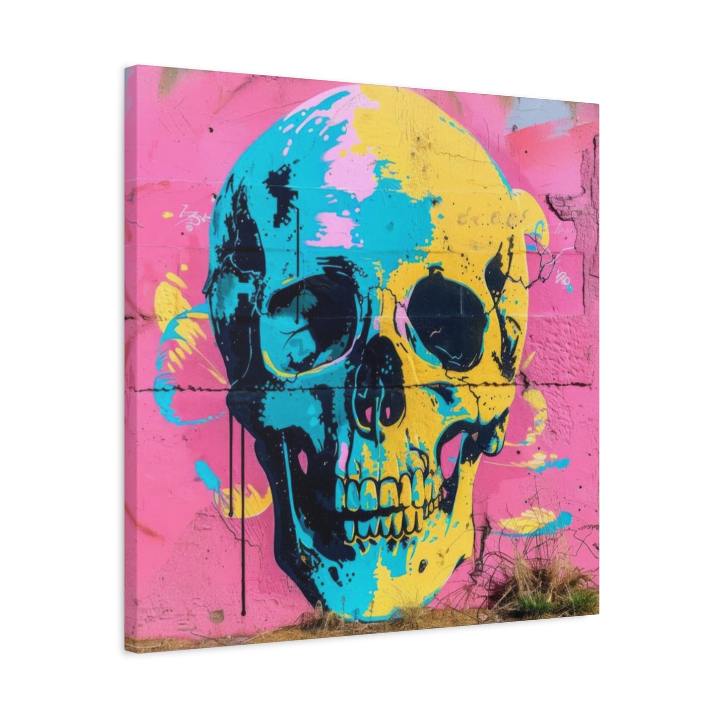 Skull Graffiti Wall Art & Canvas Prints