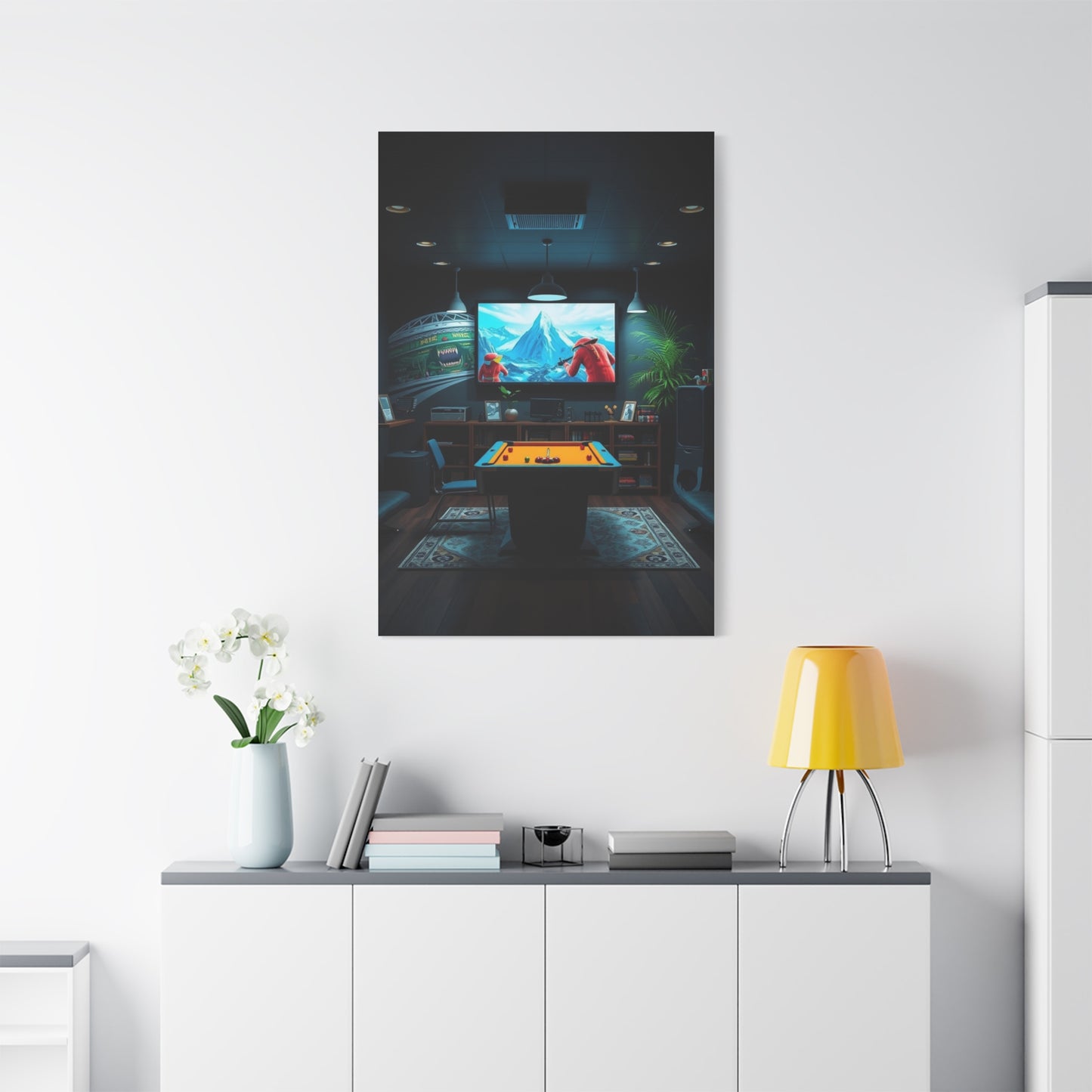 Refined Recreation Wall Masterpiece