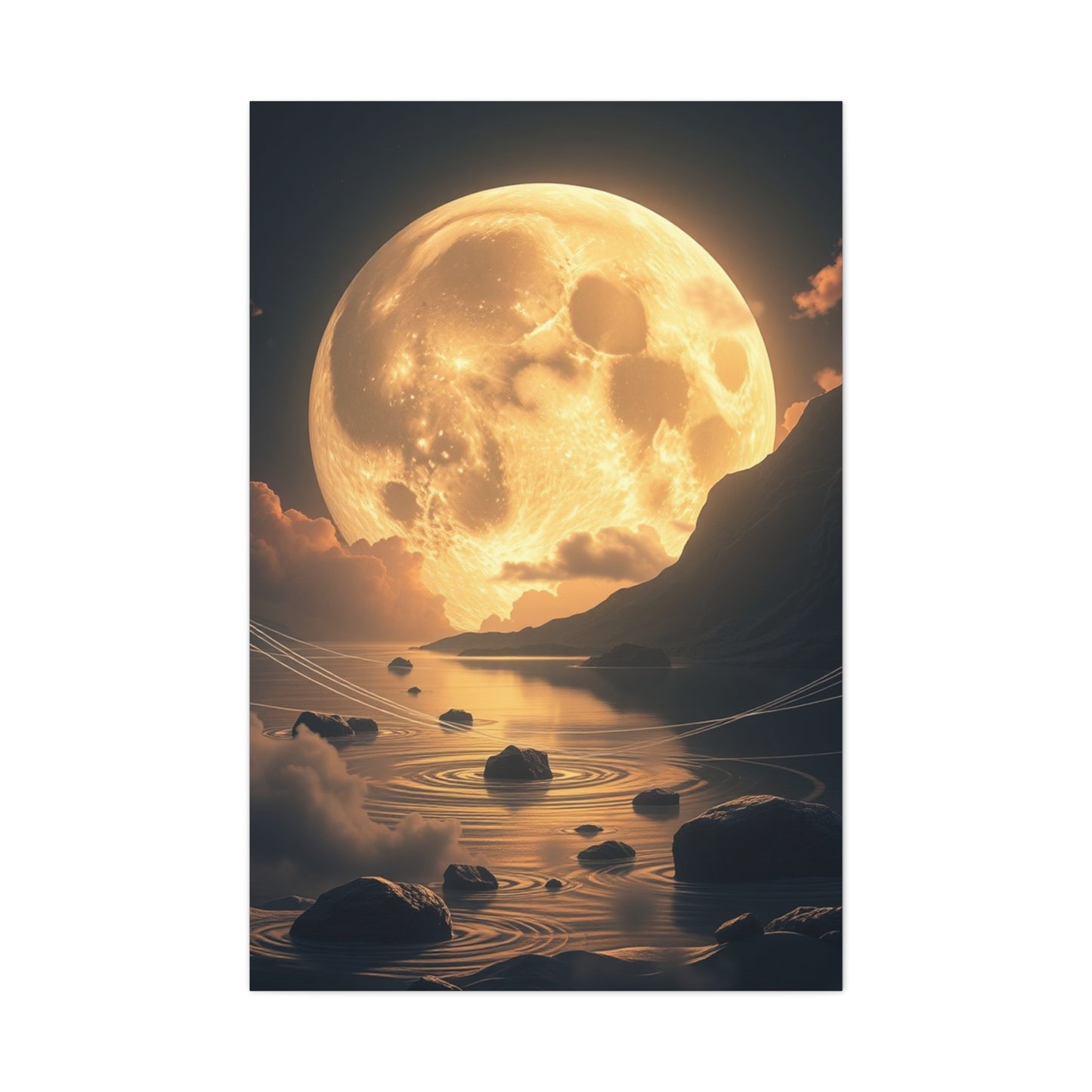 Stellar Moonshine Canvas Wall Art & Canvas Print