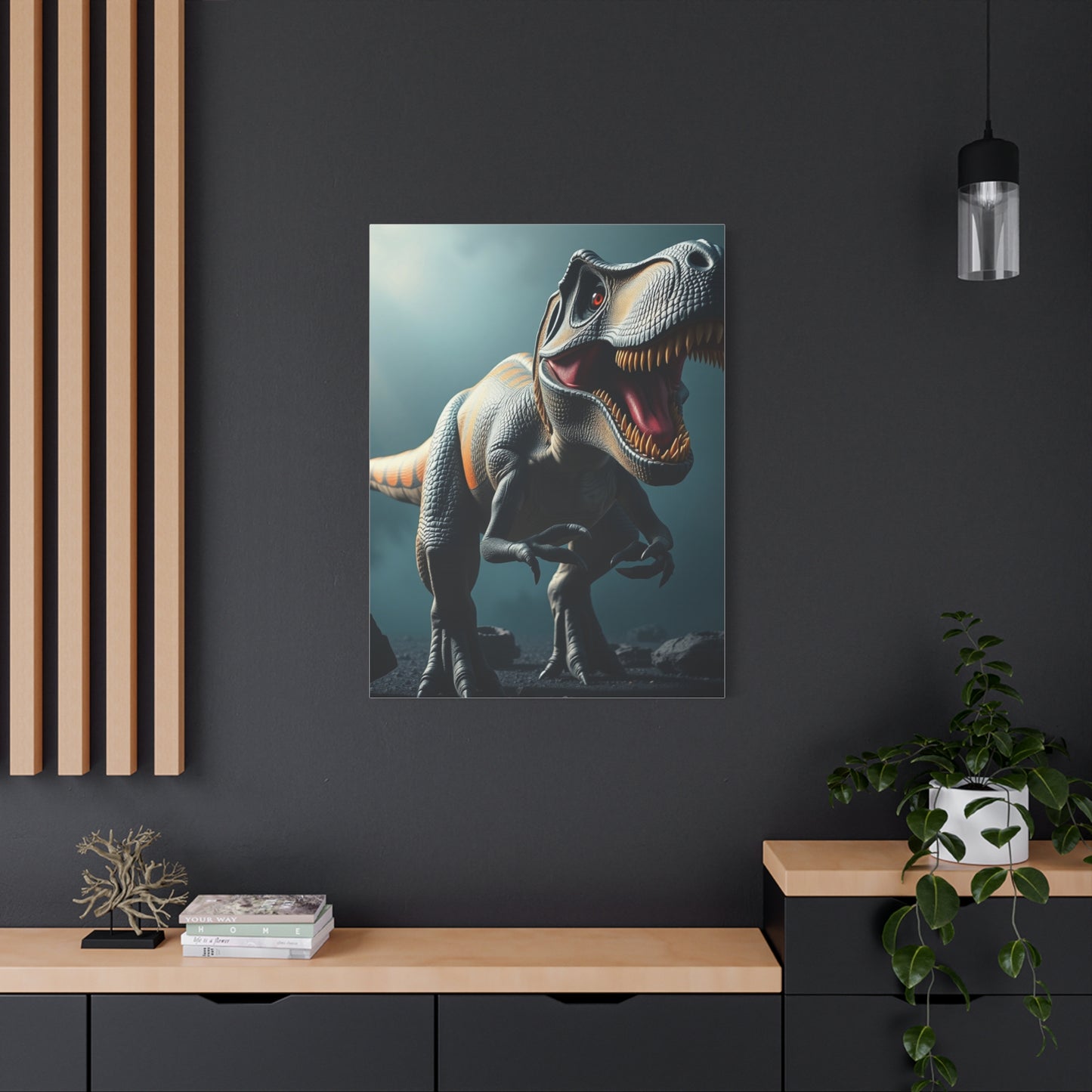 Tyrannosaurus Rex Art Canvas Art 1 Wall Art & Canvas Print