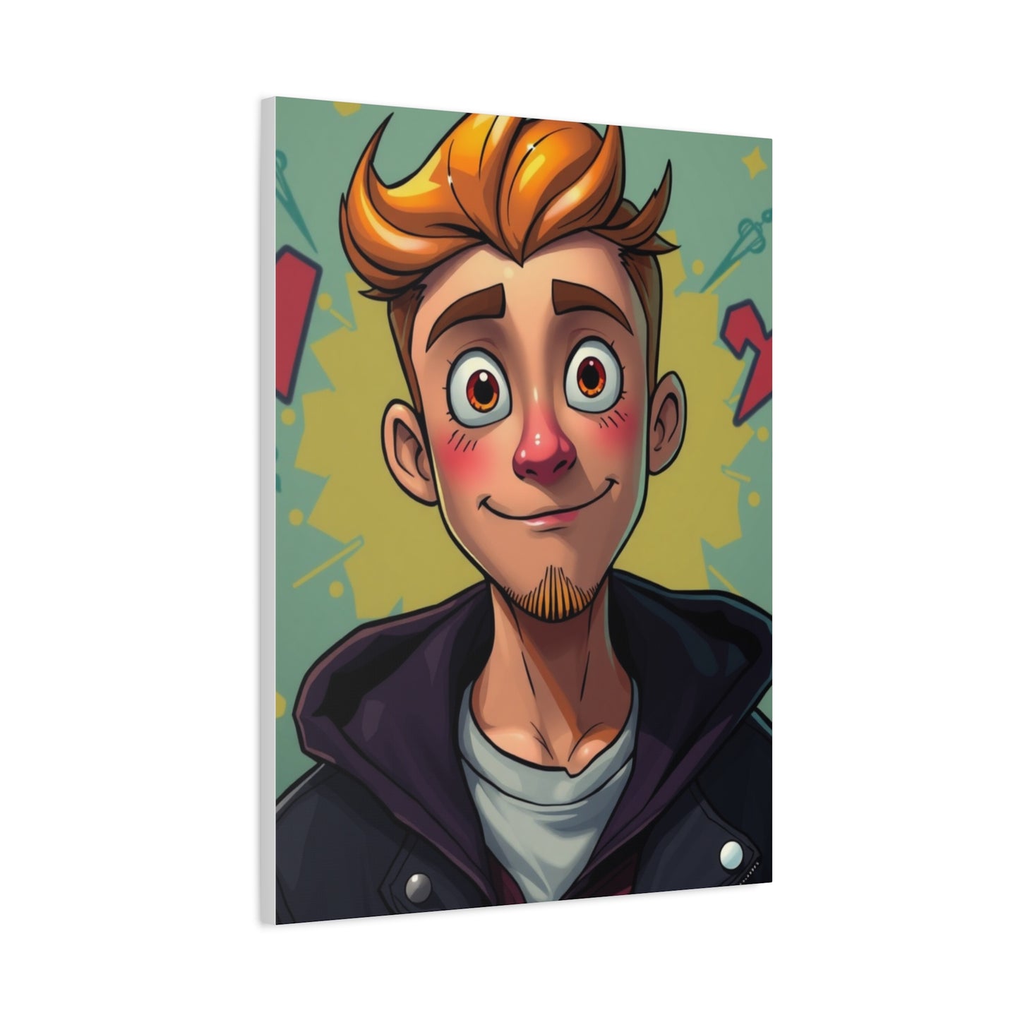 Sophisticated Cartoon Fusion Wall Art & Canvas Print