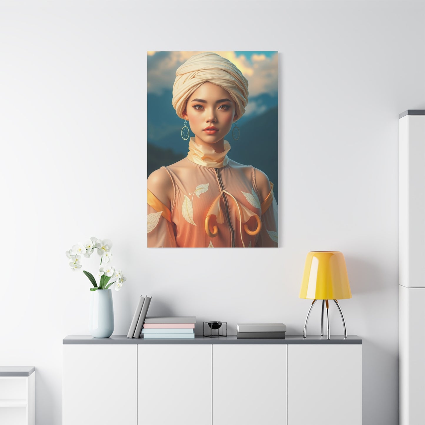 Opulent Leafscape Display Wall Art & Canvas Print