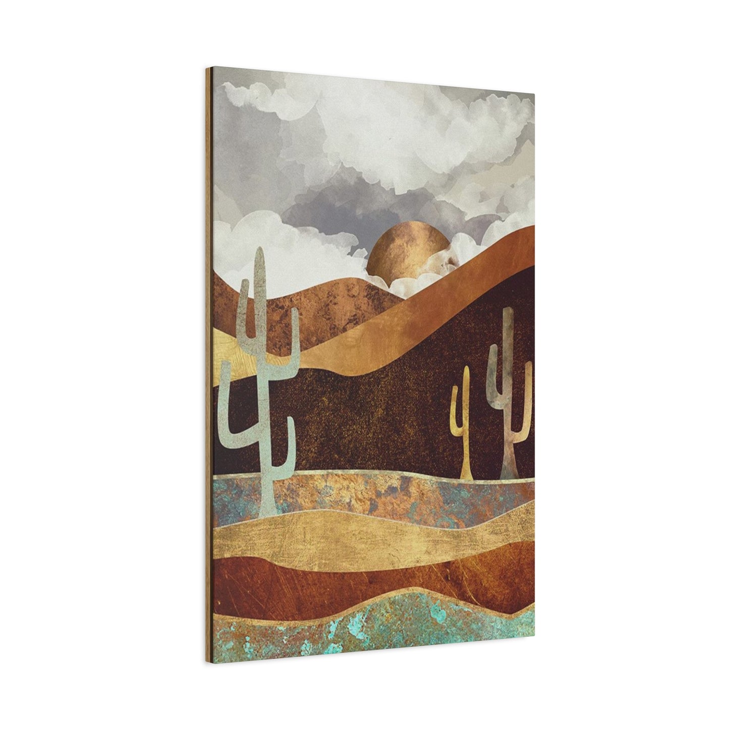 Large Cactus In Desert Wall Art & Canvas Prints
