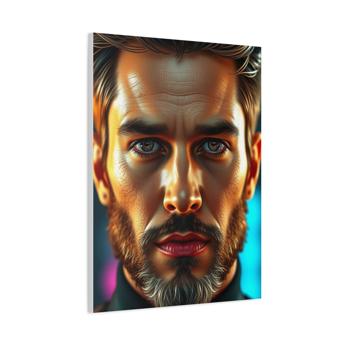 Polychromatic Pixel Prowess Wall Art & Canvas Print