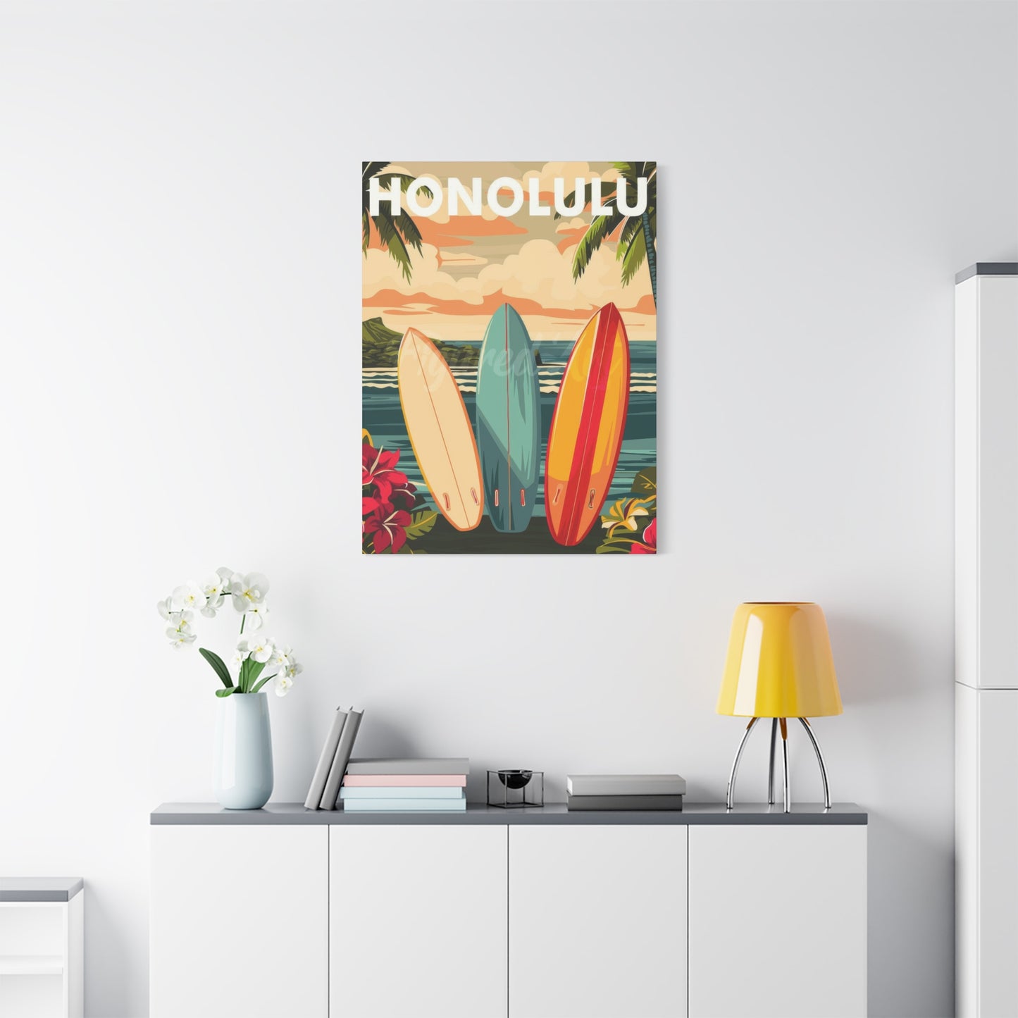 Honolulu Hawaii Wall Art & Canvas Prints