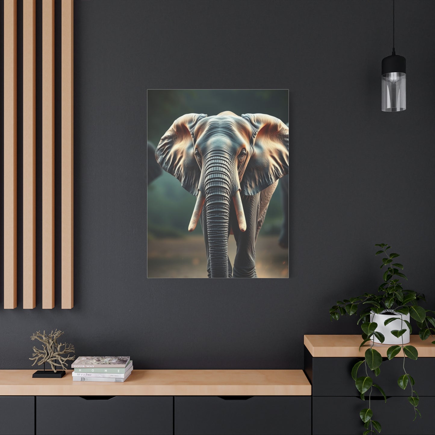 Elephantine Elegance Canvas Wall Art & Canvas Print