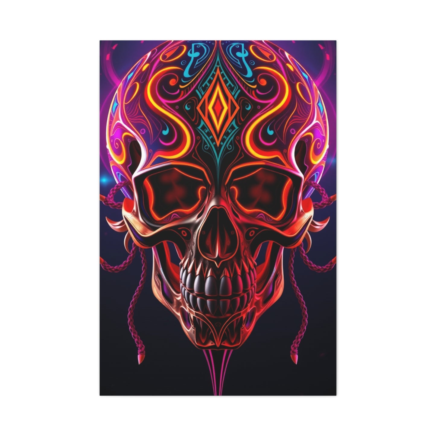 Opulent Skull Phantasm Wall Art & Canvas Print