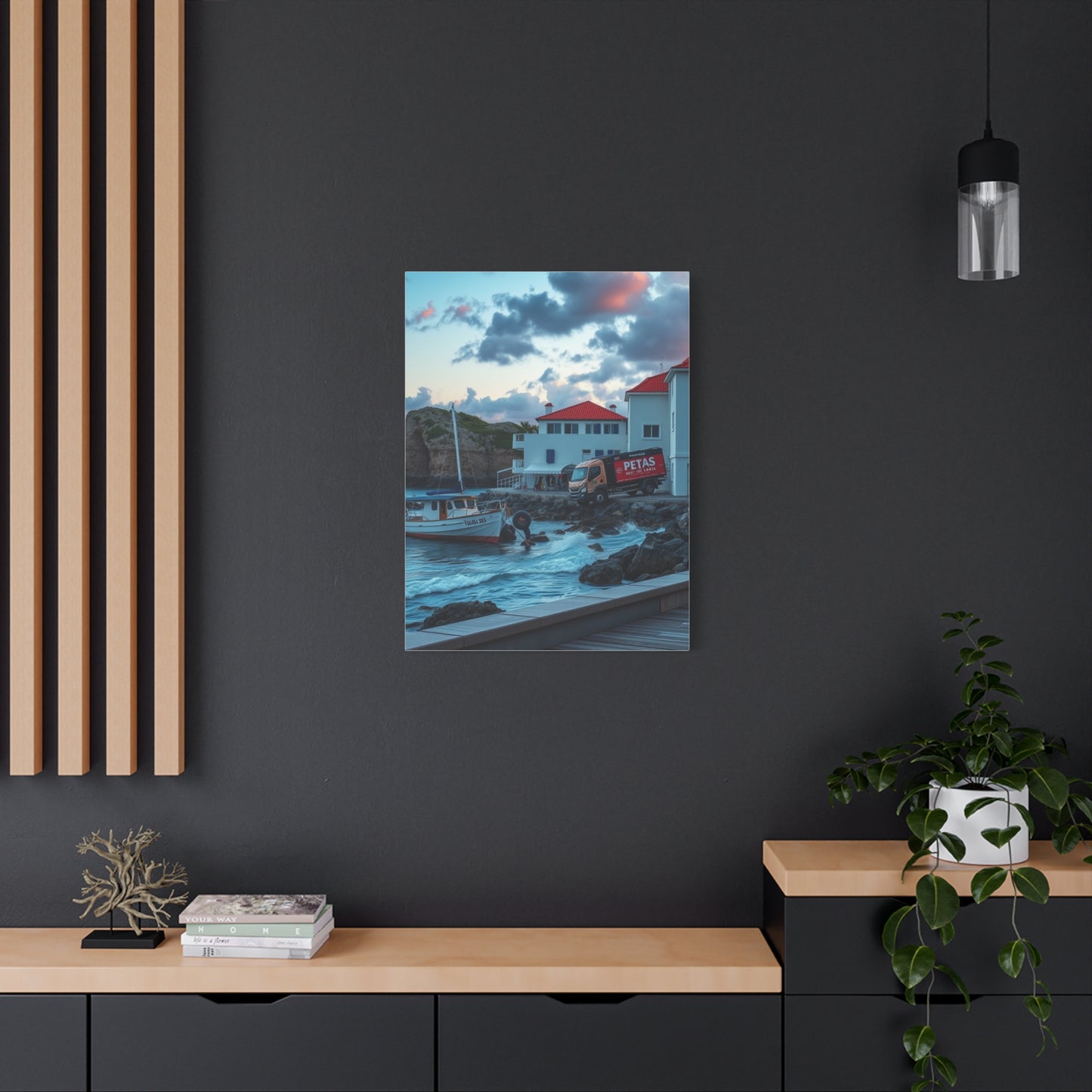 Modern Coastal Art Premium Canvas 20 Wall Art & Canvas Print