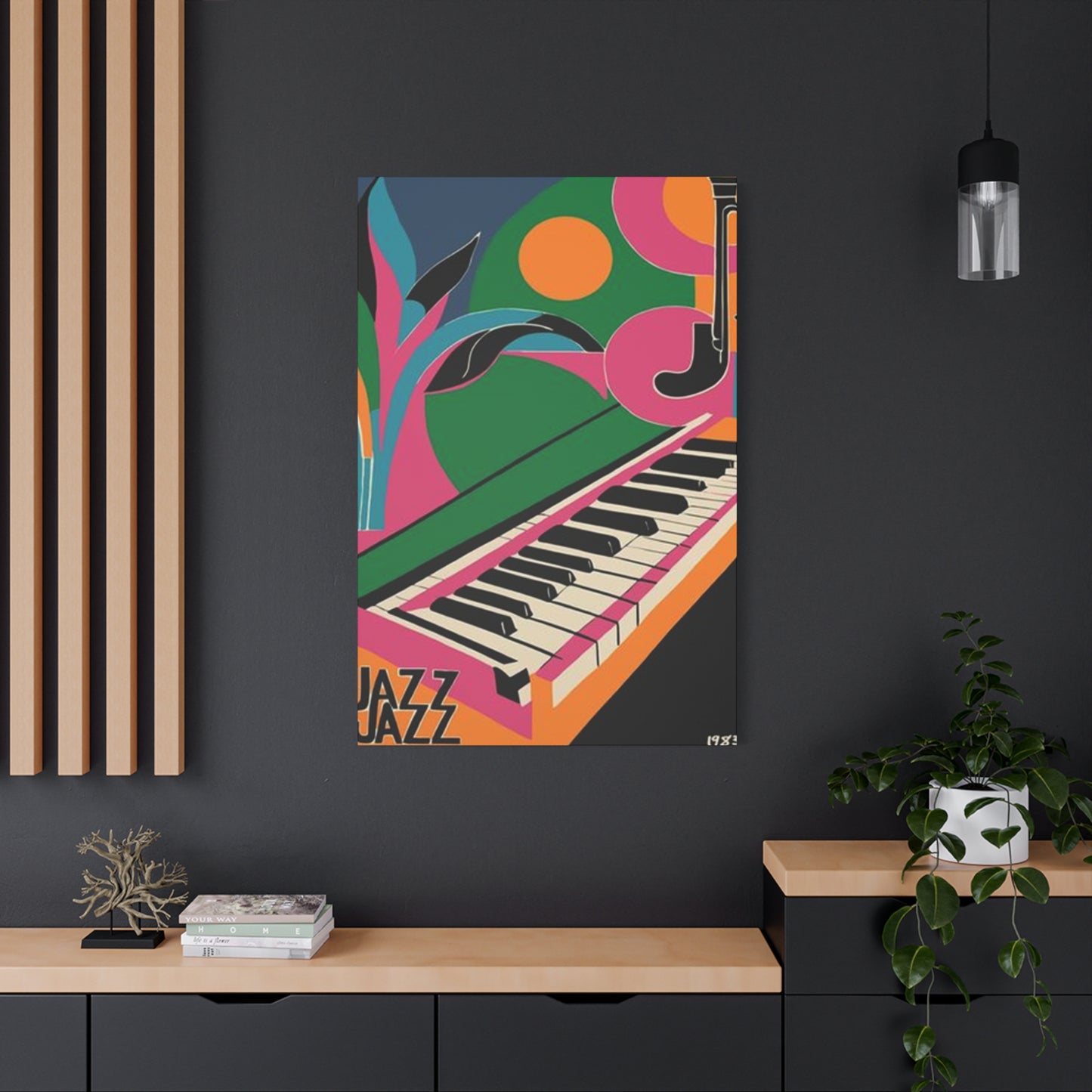 Colorful Jazz Poster Wall Art & Canvas Prints