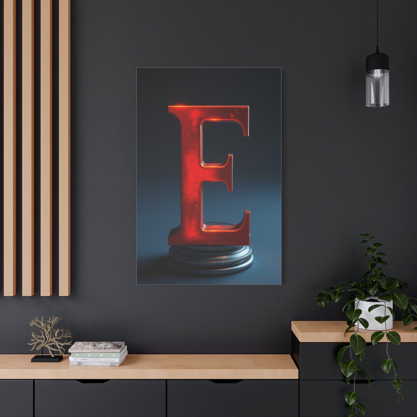 Vision The Letter E - Art Art Wall Art & Canvas Print