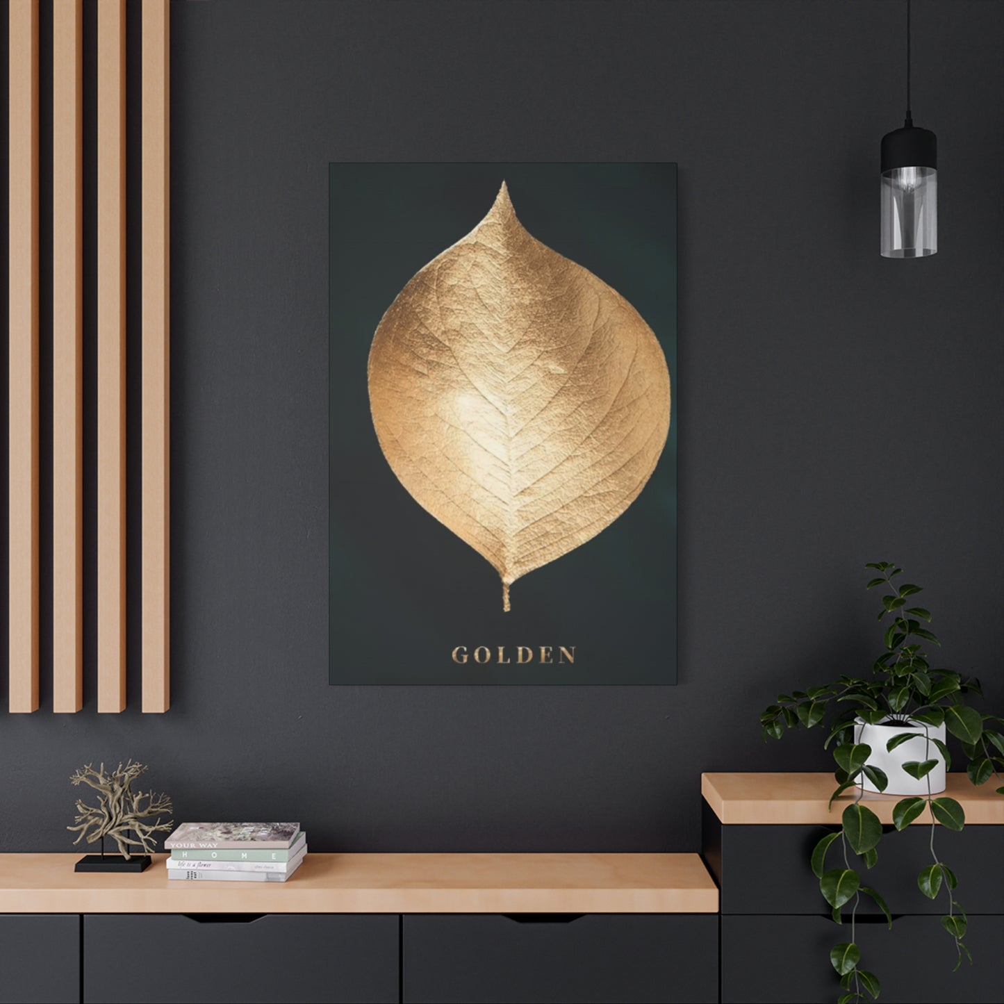 Golden Leaf Wall Art & Canvas Prints
