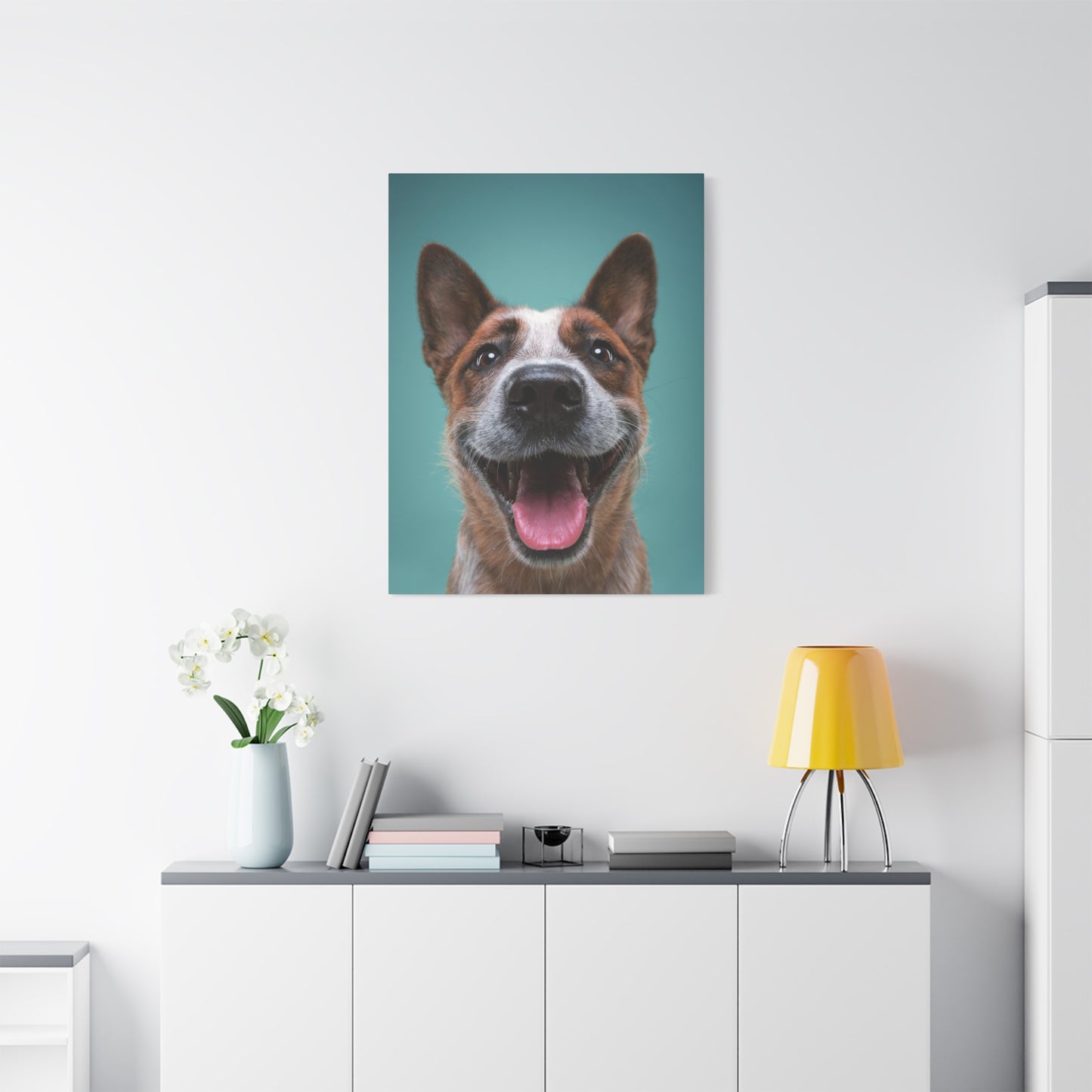 Happy Dog Wall Art & Canvas Prints