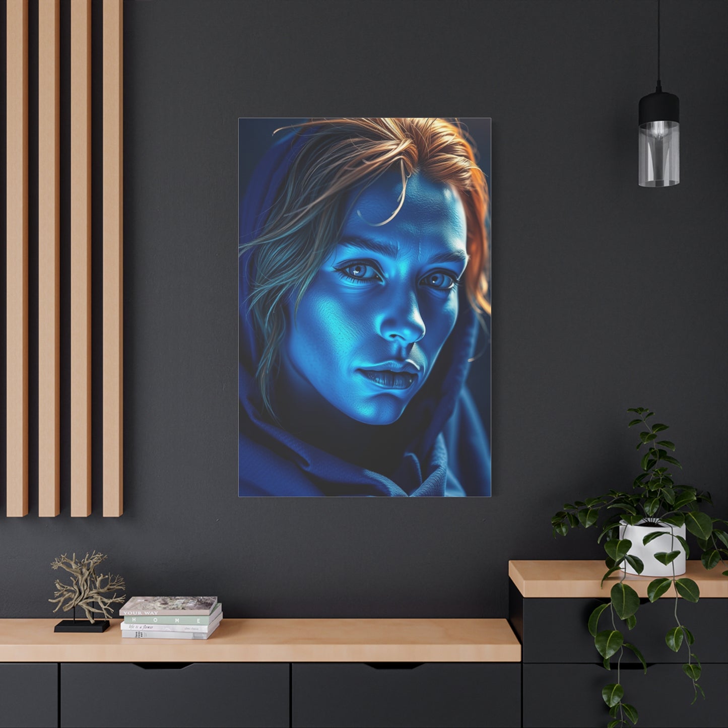 Royal Blue Elysium Wall Art & Canvas Print