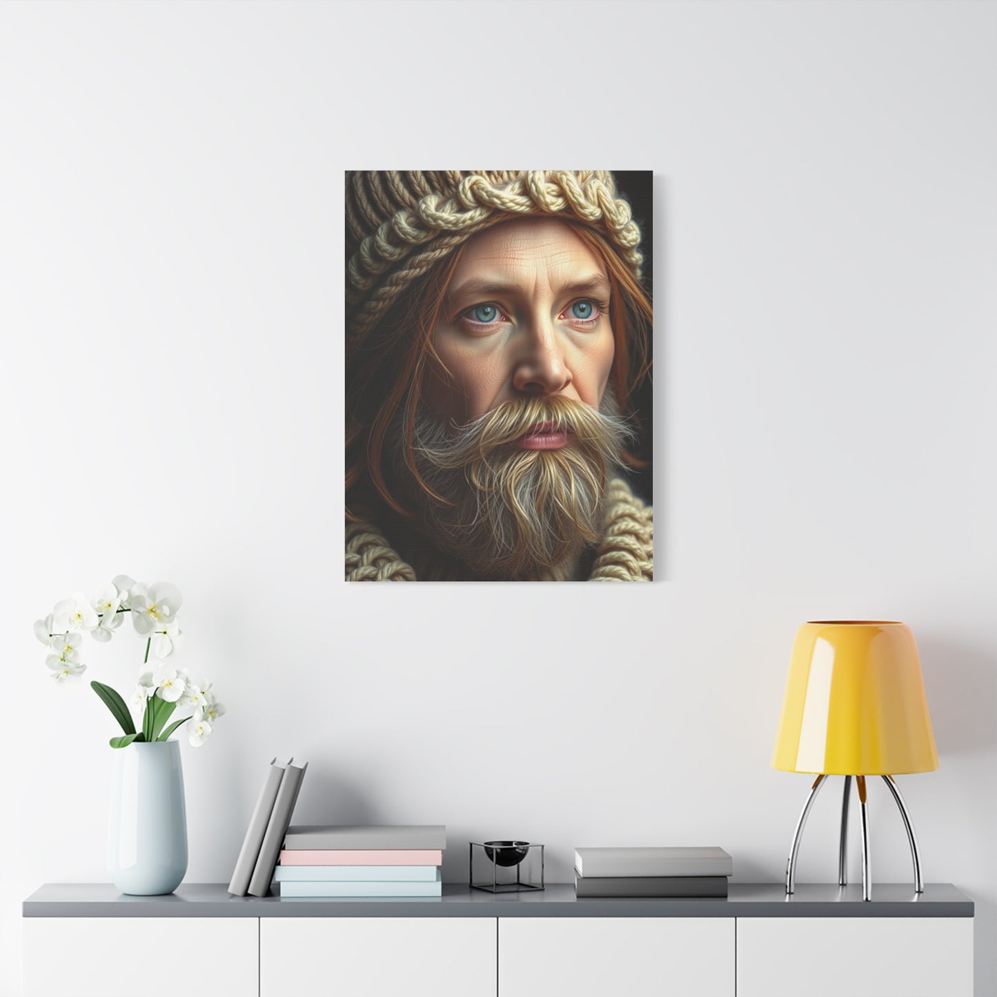 Vermilion Glow Canvas Wall Art & Canvas Print