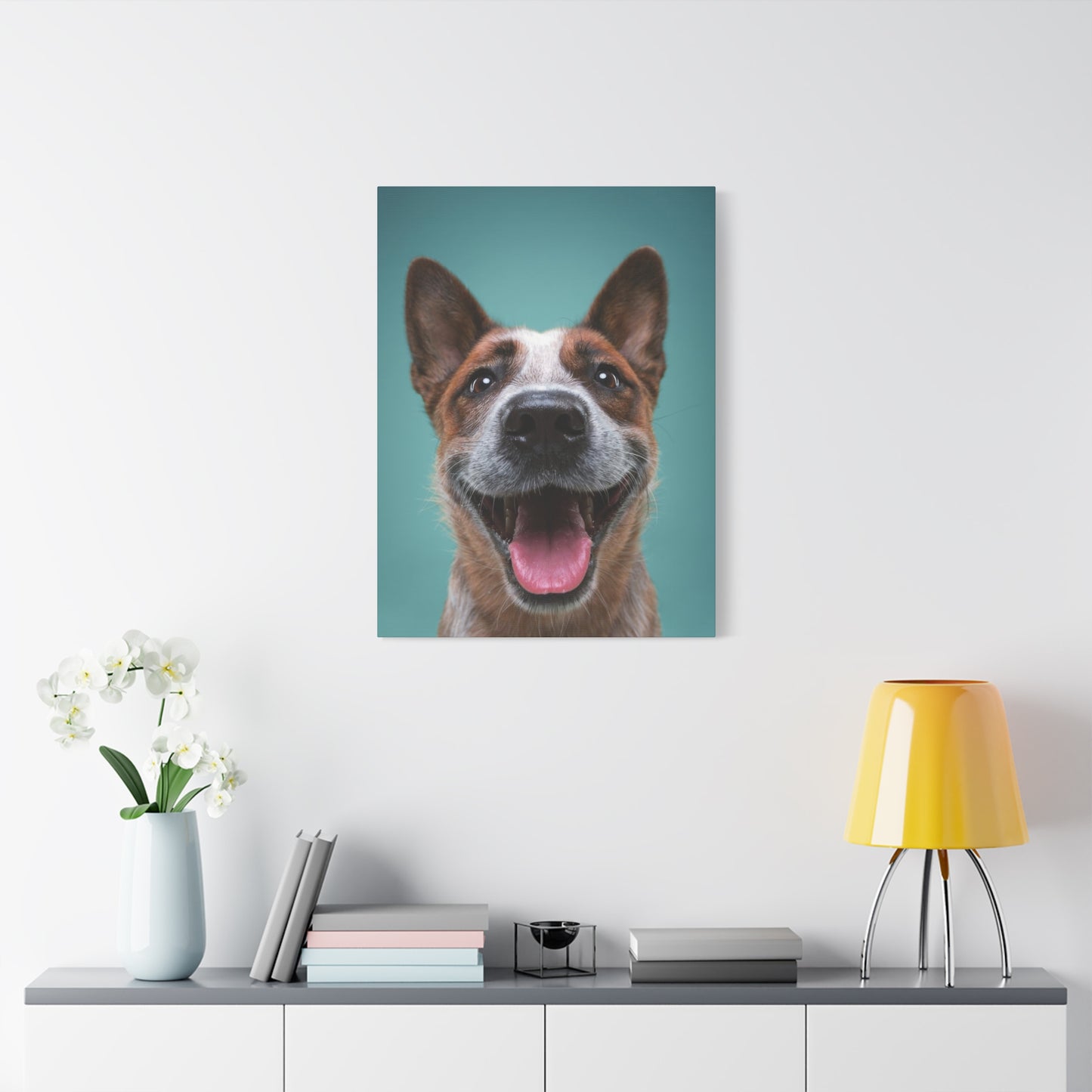 Happy Dog Wall Art & Canvas Prints
