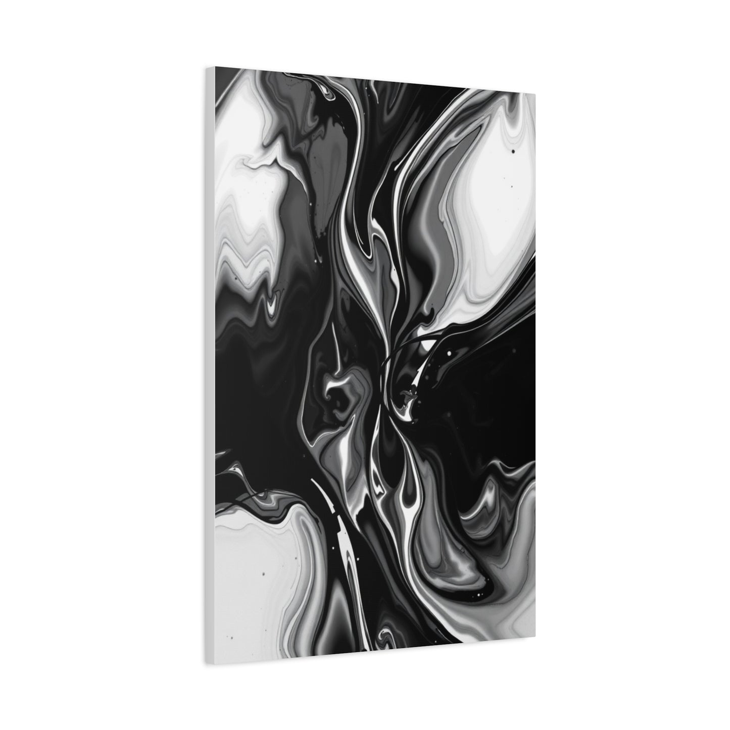 Masterpiece Black and White Abstract Art Vision Wall Art & Canvas Print