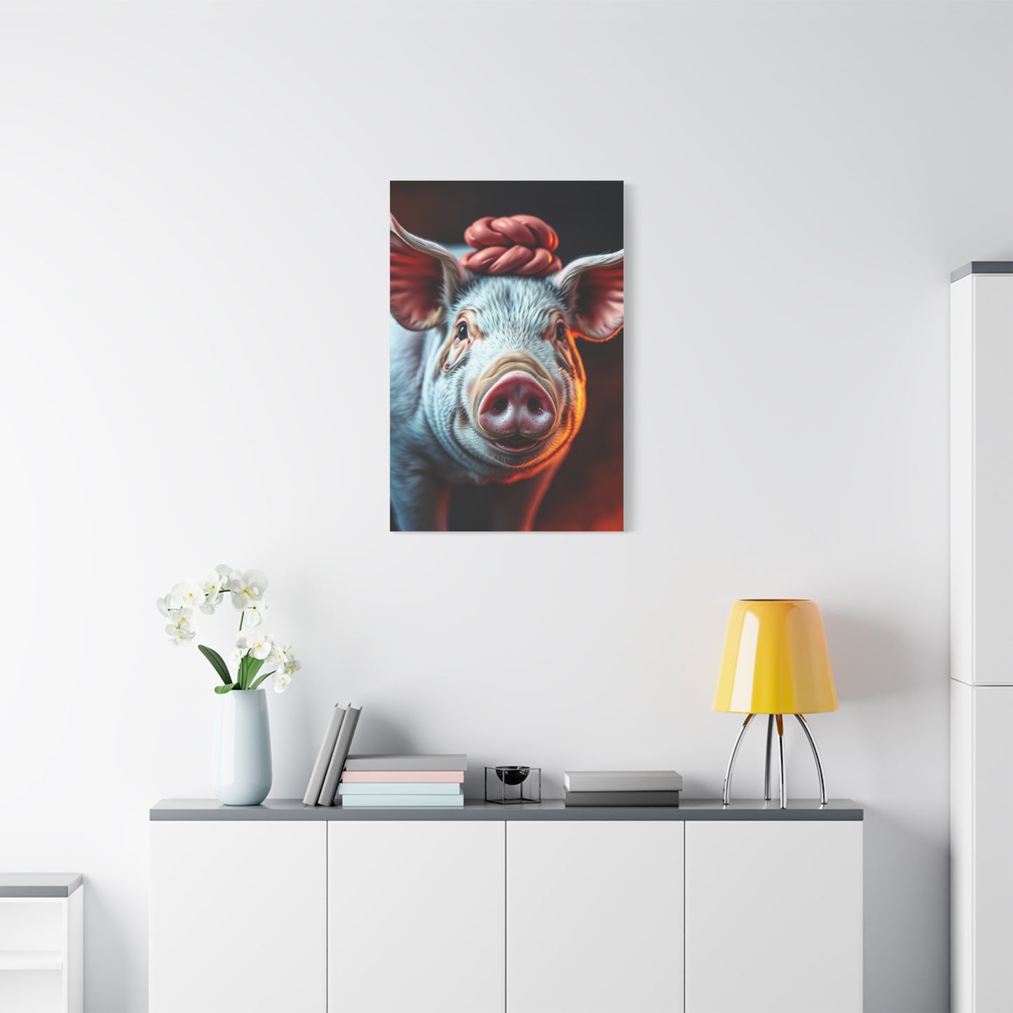 Pig Art Canvas Art 7 Wall Art & Canvas Print
