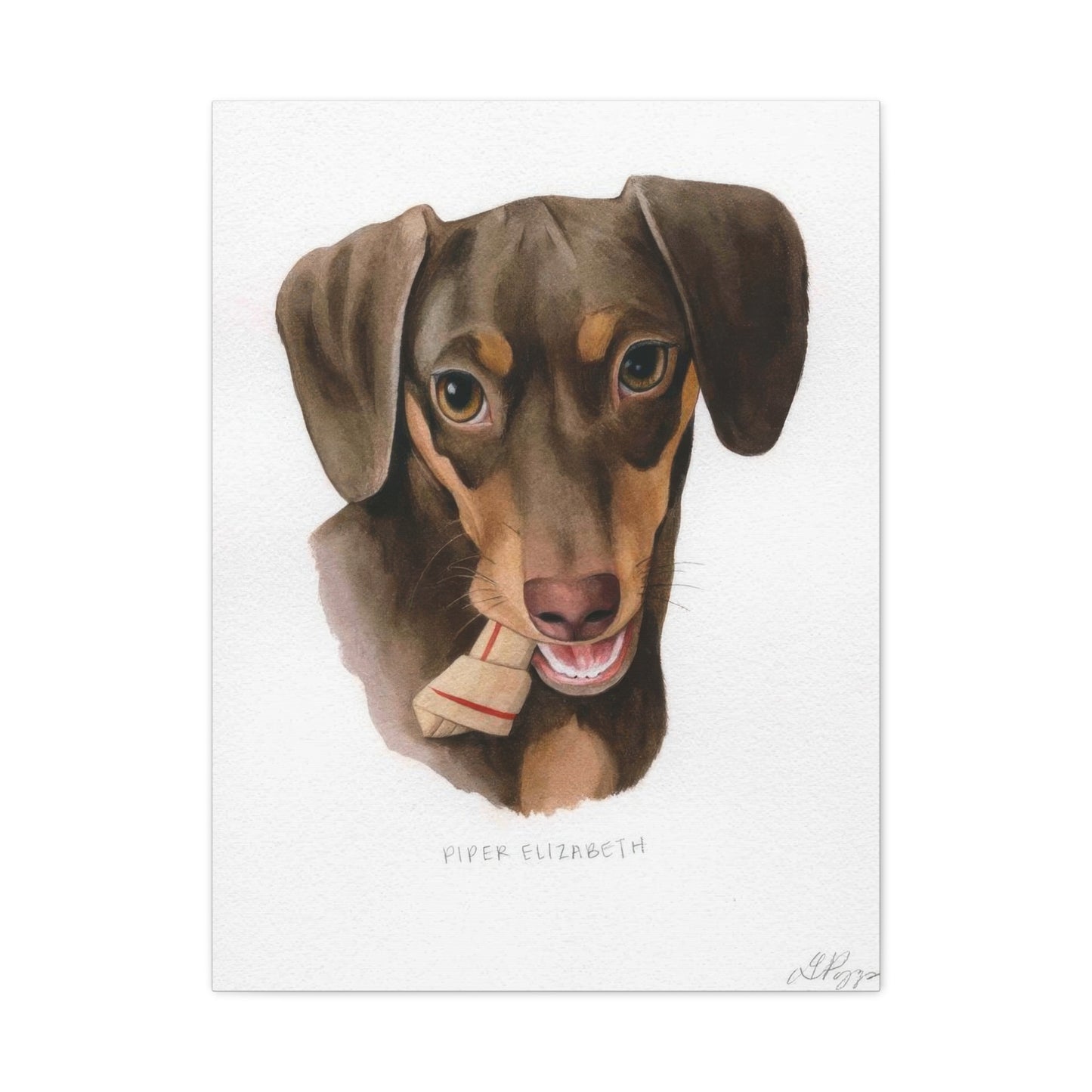 Grace Pop Wag Dog Wall Art & Canvas Prints