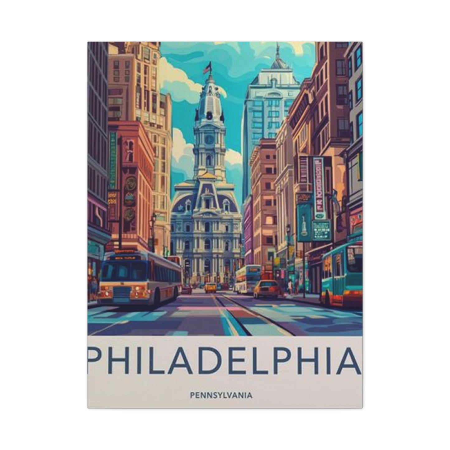 Streets Of Philadelphia Wall Art & Canvas Prints
