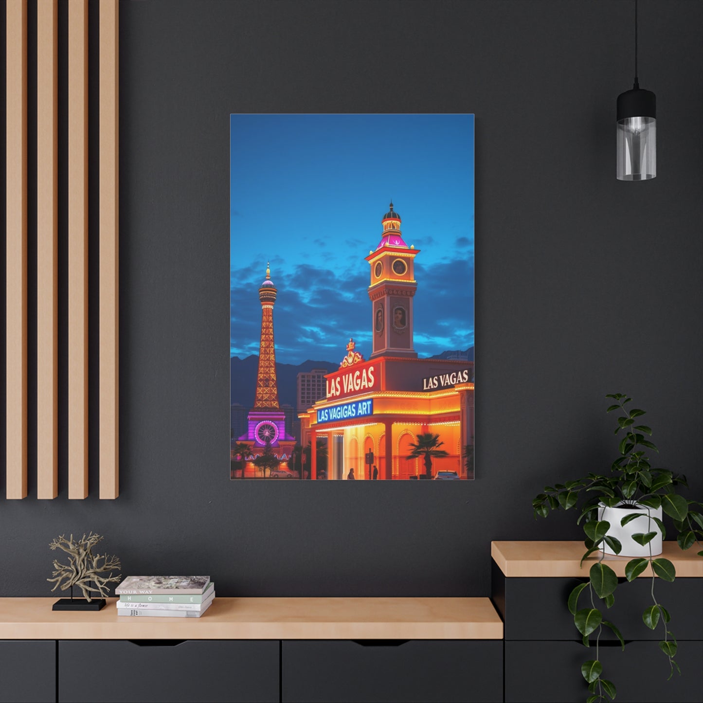 Las Vagas Art Canvas Art 3 Wall Art & Canvas Print