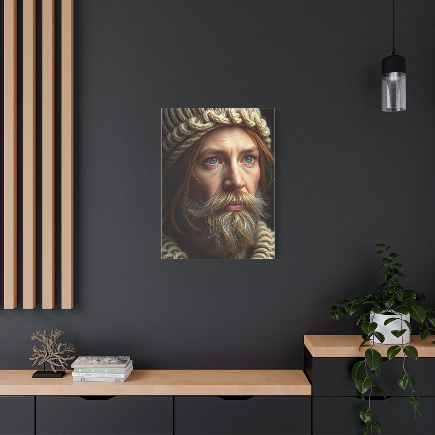Vermilion Glow Canvas Wall Art & Canvas Print